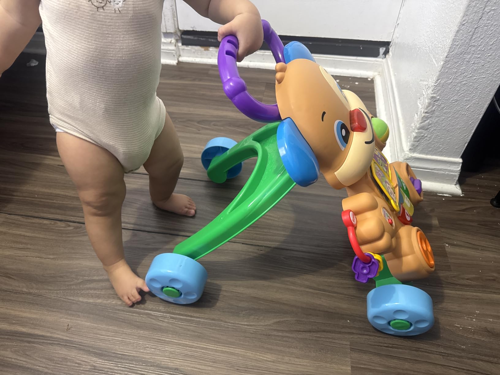 Fisher-Price Baby Toy Laugh & Learn Smart Stages Puppy Walker with Educational Music Lights & Activities for Infants Ages 6+ Months customer photo 1