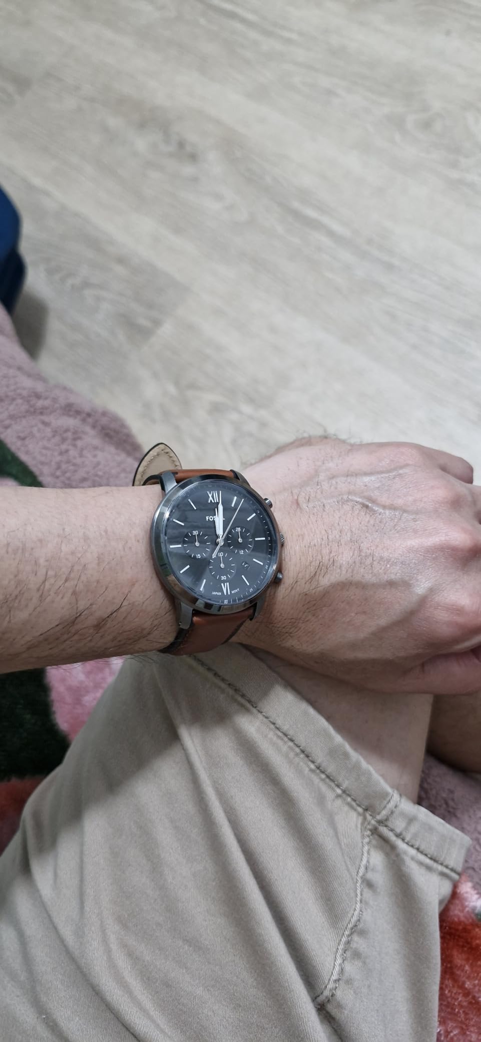 Fossil Men's Watch, Neutra Quartz Stainless Steel Chronograph Watch for Men customer photo 2