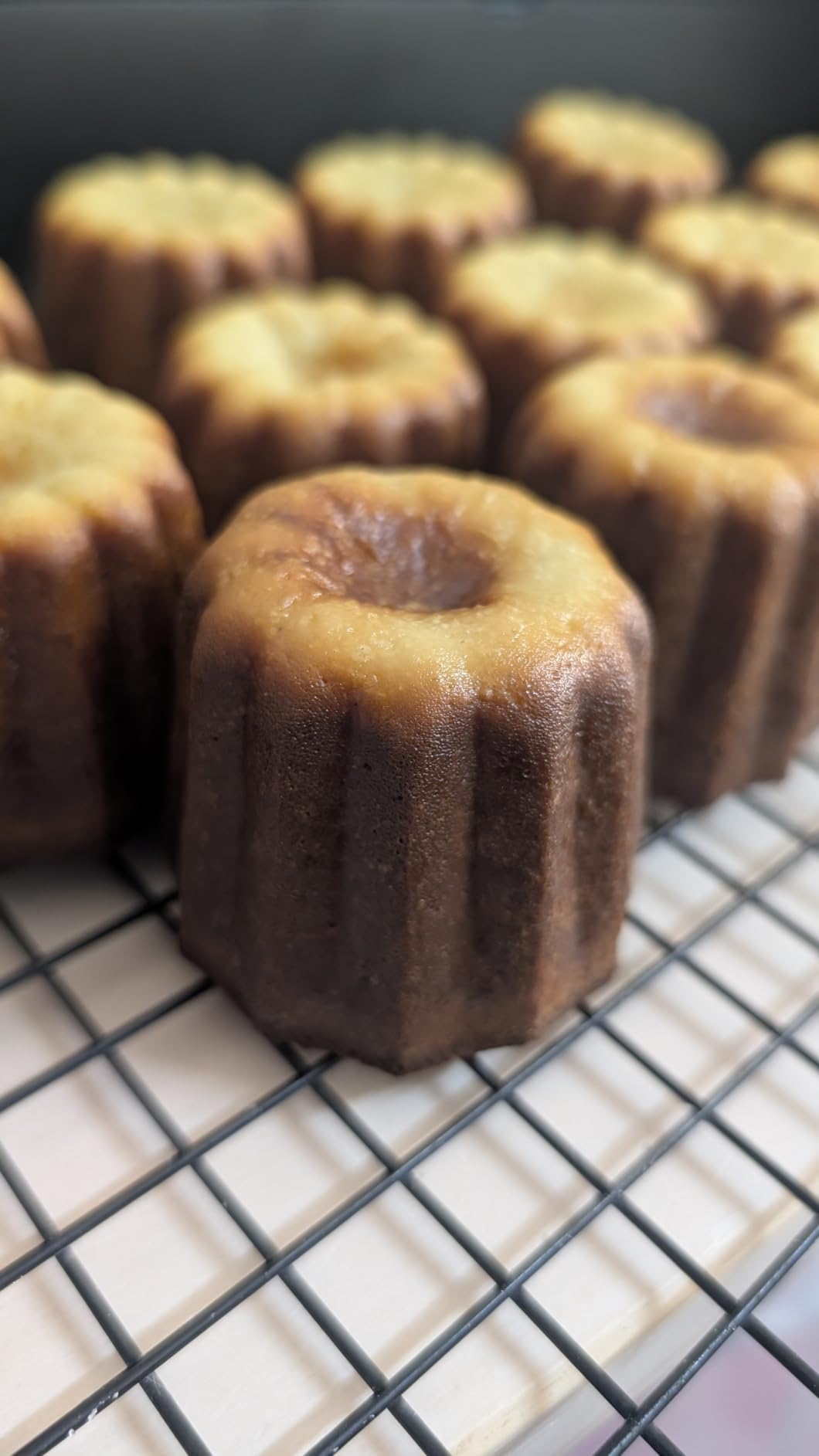Non-stick Canele Molds Baking Pans for Cupcakes, 12 Cavities Cannelés Mold Mini Cupcake Baking Tray Muffin Pan Bakeware Oven Molds customer photo 2
