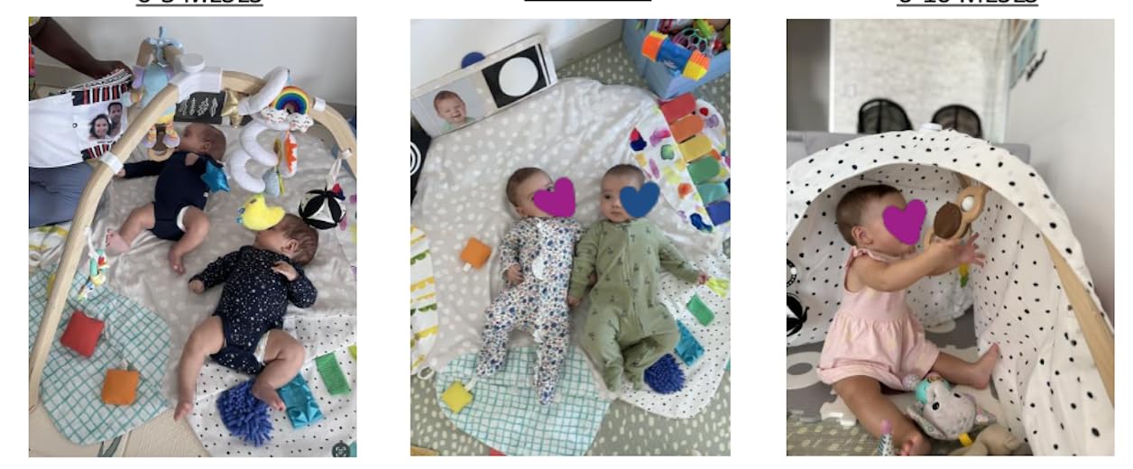 LOVEVERY | The Play Gym | Award Winning For Baby, Stage-Based Developmental Activity Gym & Play Mat for Baby to Toddler customer photo 1