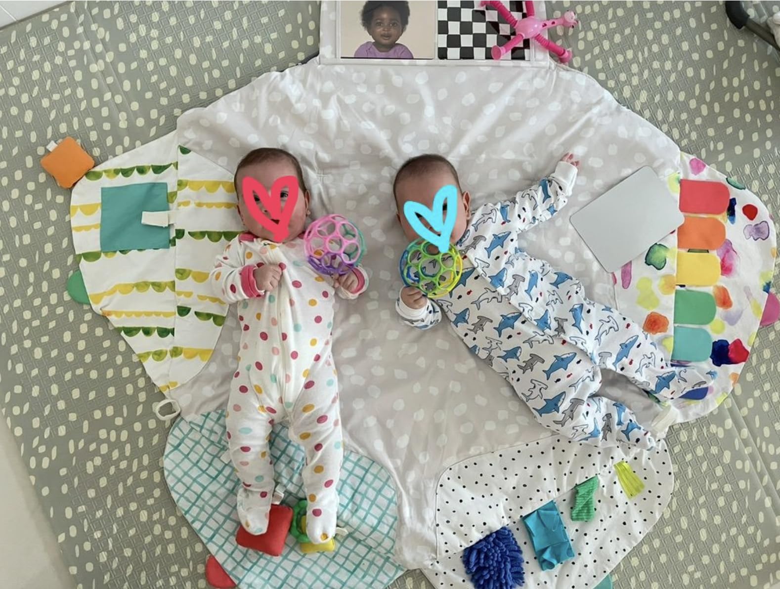 LOVEVERY | The Play Gym | Award Winning For Baby, Stage-Based Developmental Activity Gym & Play Mat for Baby to Toddler customer photo 2