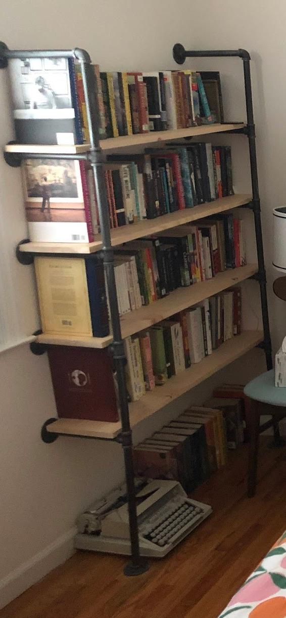 Industrial Retro Wall Mount Iron Pipe Shelf, DIY Open Bookshelf, Hung Bracket, Home Improvement Kitchen Shelves, Tool Utility Shelves, Office Shelves, Bookshelves and Bookcases (2Pcs) customer photo 2
