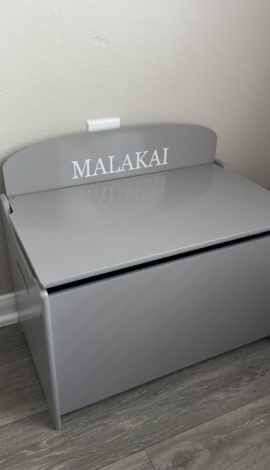 Delta Children MySize Deluxe Toy Box, Bianca White customer photo 2