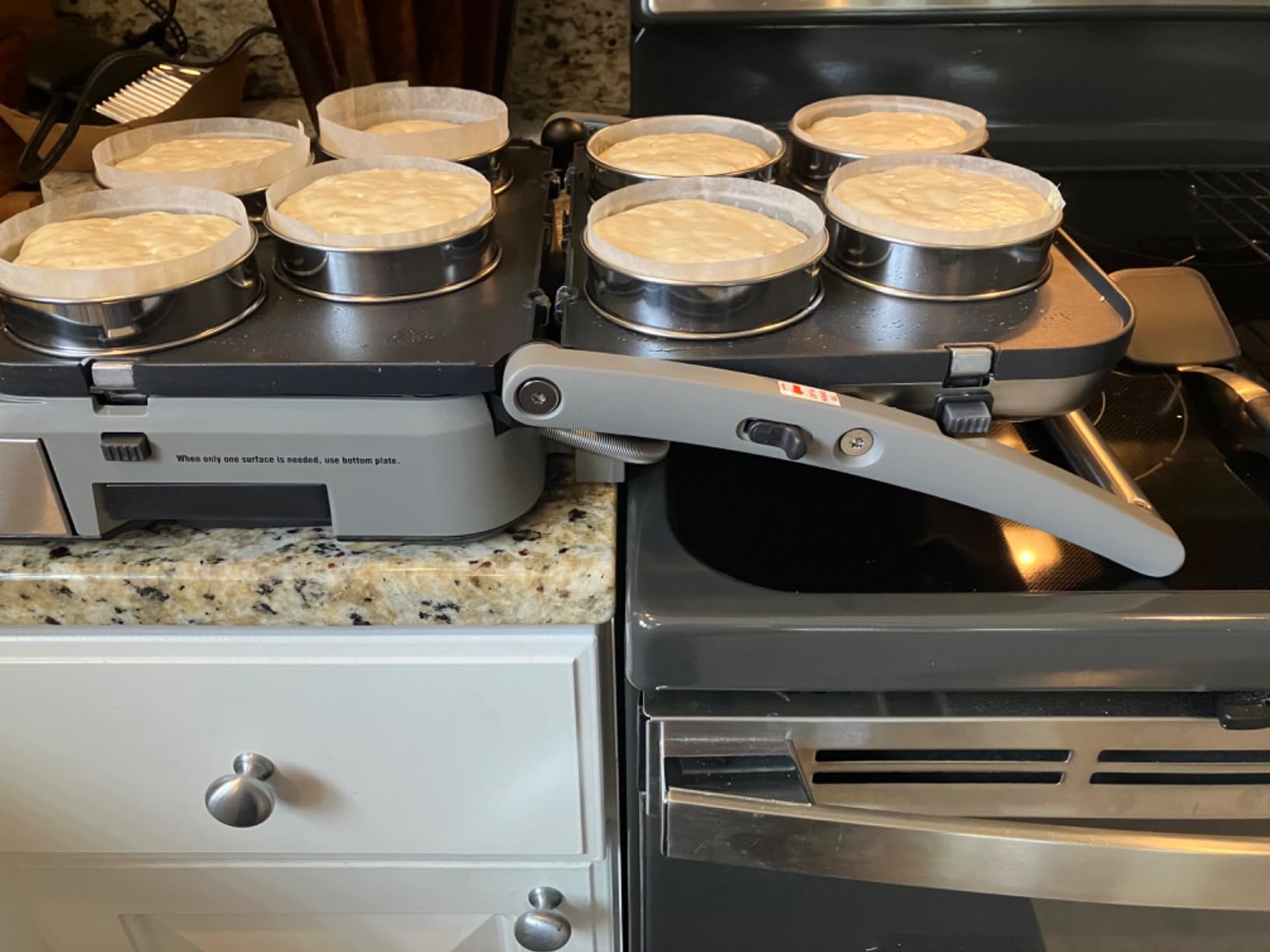 Cuisinart Electric Griddler FIVE Countertop Grill, Enjoy 5-in-1 Functions Including Panini Press, LCD Display, Wide Temperature Range, and Sear Function, Nonstick Plates, GR-5NAS, Stainless Steel customer photo 1