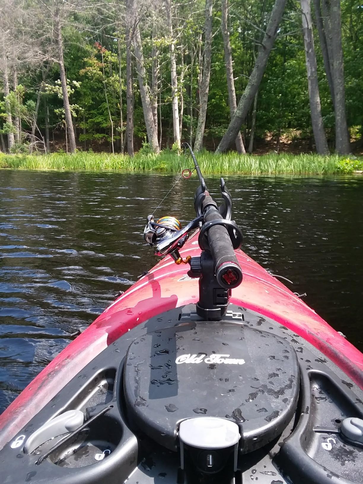 YakAttack Omega Rod Holder | Track Mount Fishing Rod Holder for Kayak & Boat | Compatible with Spinning, Casting, Fly Reels | LockNLoad System customer photo 2