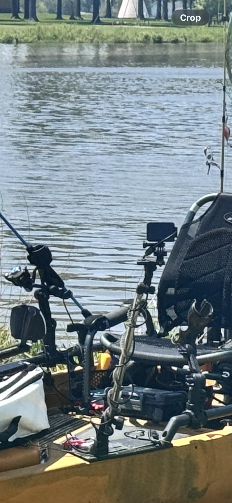 YakAttack Omega Pro Rod Holder | Track Mount Fishing Rod Holder for Kayak & Boat | Secure & Adjustable LockNLoad System | Compatible with Spinning, Casting, Fly Reels customer photo 1