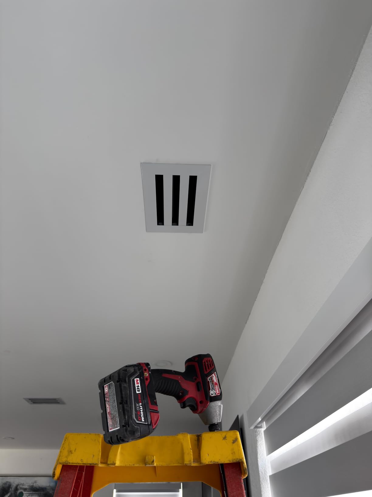 BUILDMART 14x6 White Modern AC Vent Cover - Decorative Air Vent - Standard Linear Slot Diffuser - Register Grille for Ceiling, Walls & Floors - Texas Buildmart customer photo 2