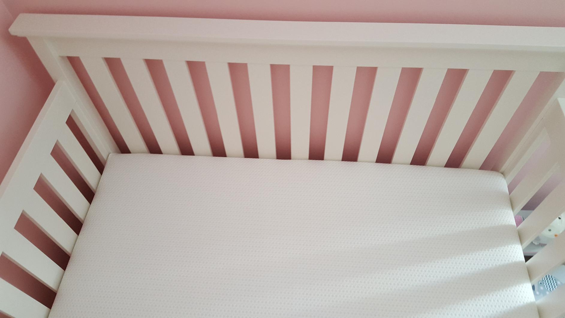Lullaby Earth Breathe Safe 2-Stage Breathable Crib Mattress - Chemical Free, Dual Firmness Natural Mattress with Removable Washable Protector customer photo 1