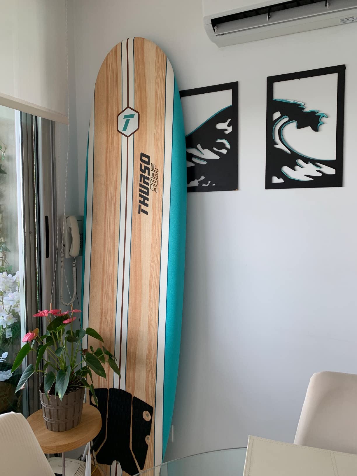 Thurso Surf 7/8 ft Soft Top Foam Beginner Surfboard for Adults and Kids Perfect Longboard for Surfing Beach Fun and Water Sports Lightweight and Durable Modern Design for All Levels of Surfers customer photo 2