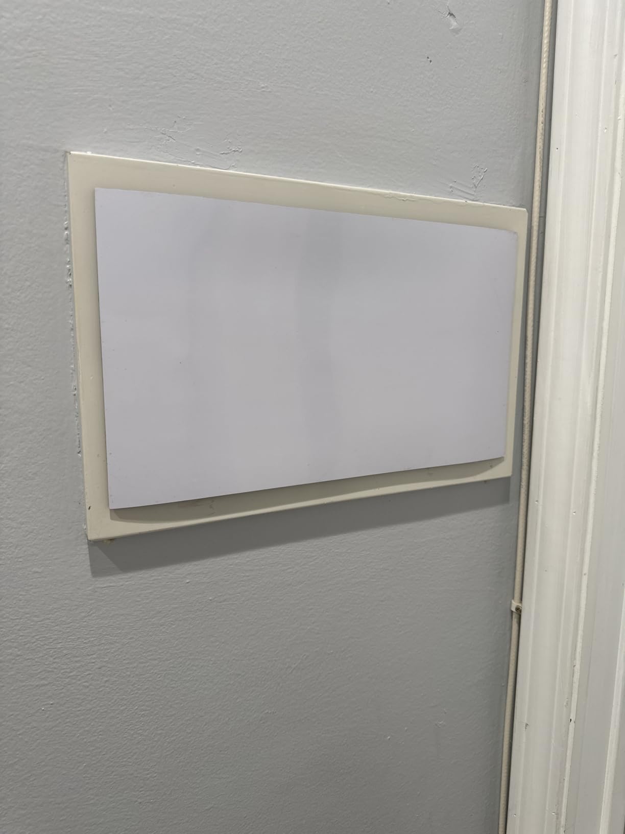 White Magnetic Vent Covers for Home Floor - Extra Thick Magnet Sheet - Heat Air Registers for RV, Noise Canceling Home HVAC Duct Blocker, AC Furnace Vents customer photo 1