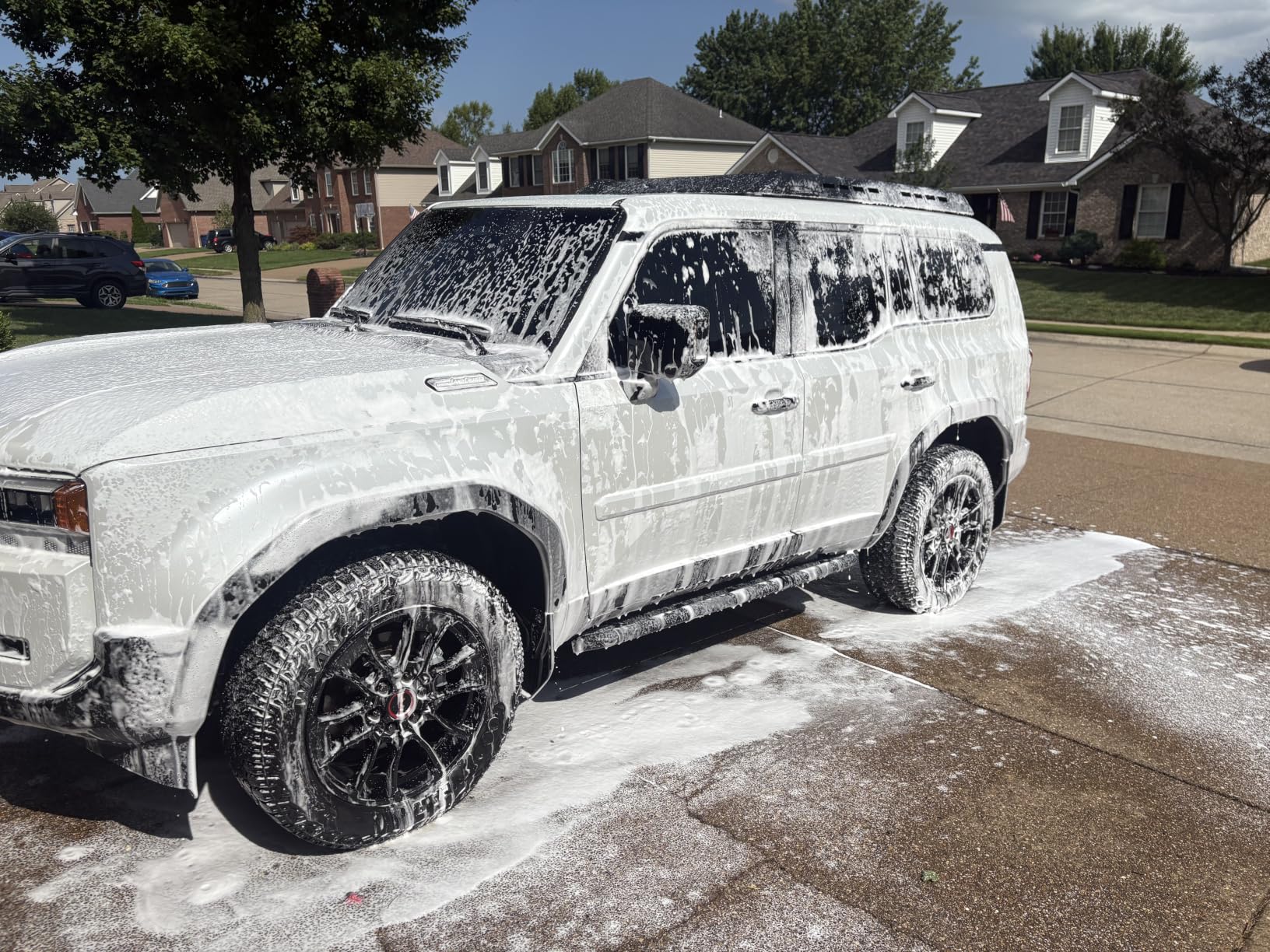 Tool Daily Foam Cannon with 1/4 Inch Quick Connector, 1 Liter, 5 Pressure Washer Nozzle Tips Set customer photo 1