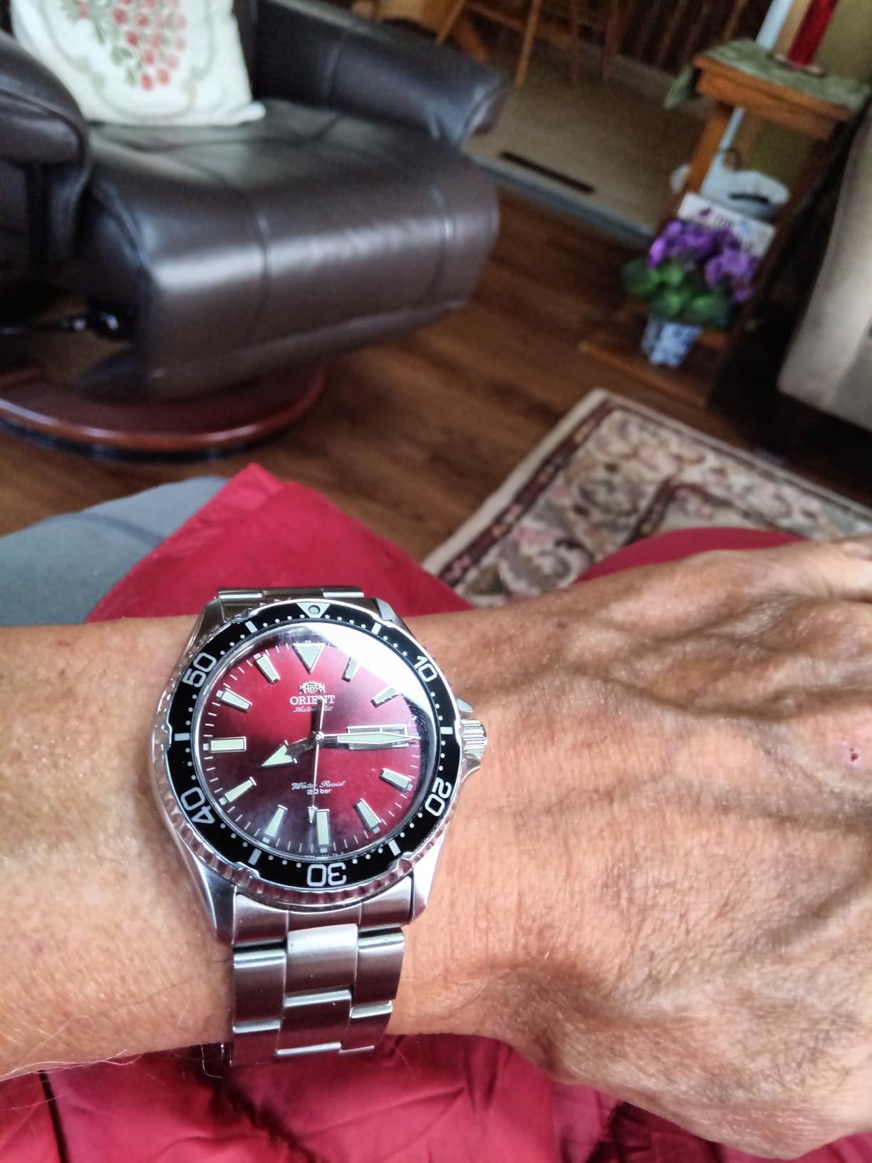 Orient Men's Automatic Diver Style Wrist Watch Kamasu, RA-AA0003R39B customer photo 2