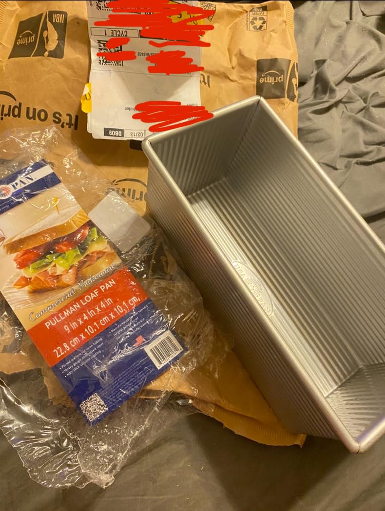 USA Pan Bakeware Pullman Loaf Pan, Large, Silver customer photo 1