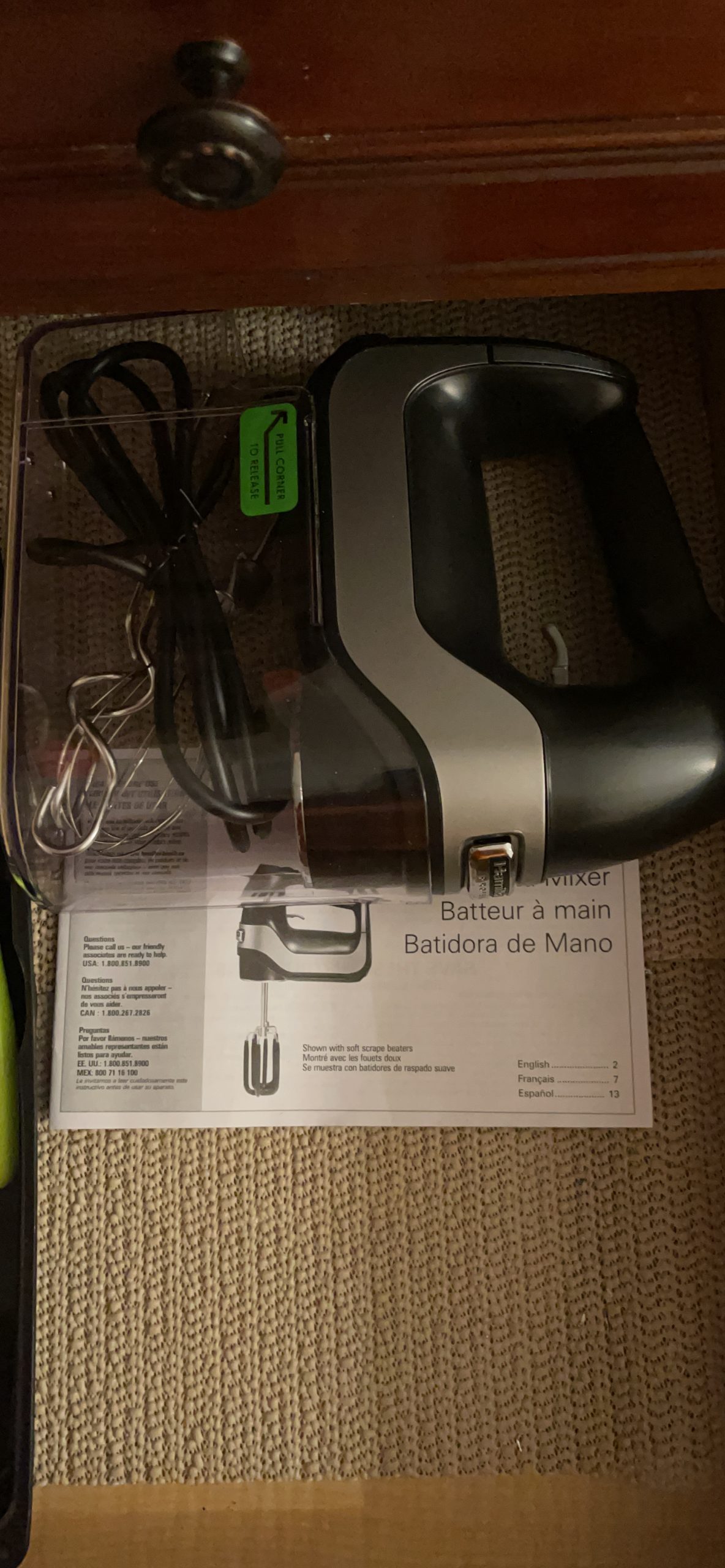 Hamilton Beach Professional 7-Speed Digital Electric Hand Mixer | High-Performance DC Motor | Slow Start | Snap-On Storage Case | SoftScrape Beaters, Whisk, Dough Hooks | Silver & Chrome customer photo 2