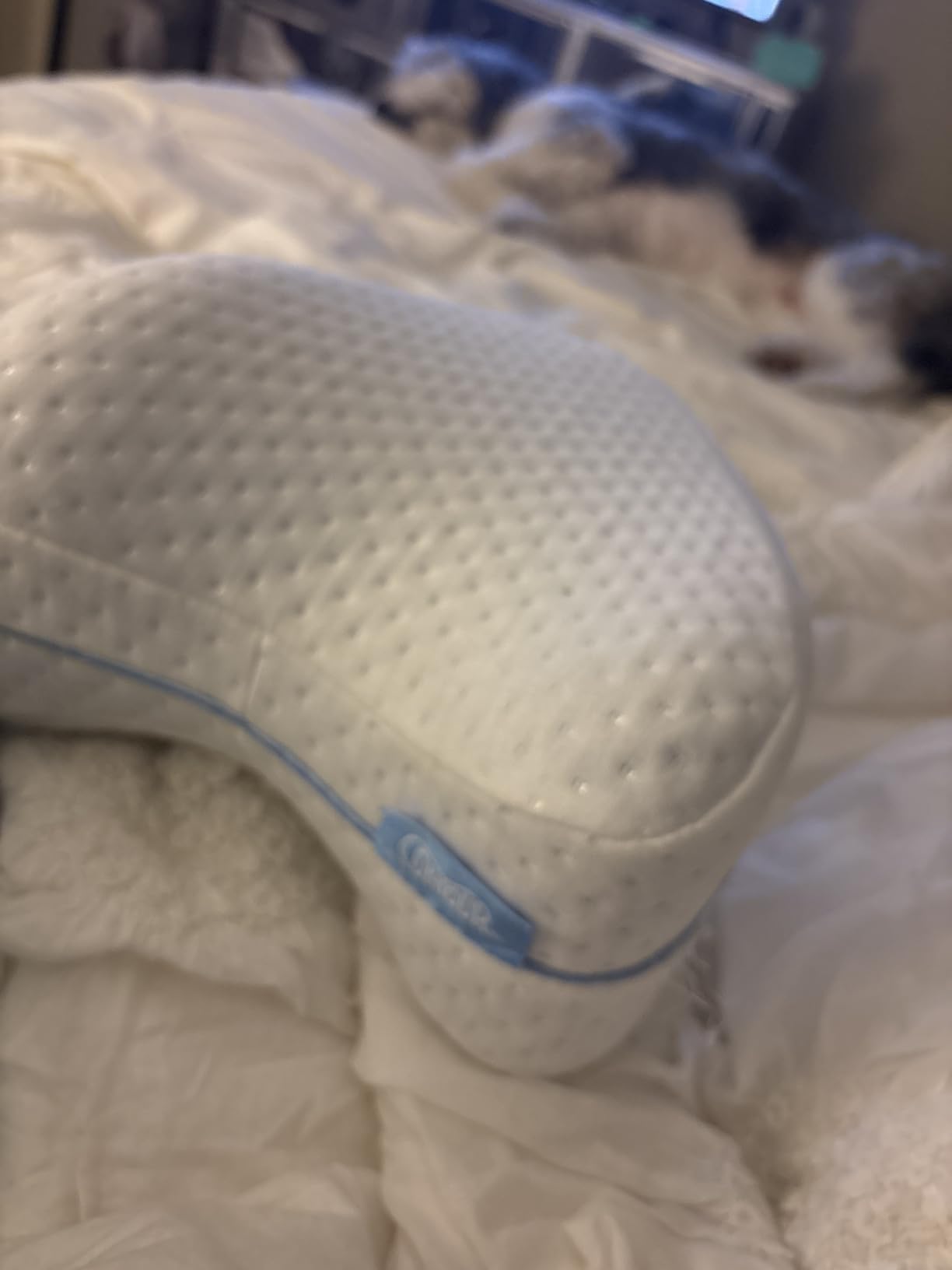 Contour Legacy Leg & Knee Foam Support Pillow for Side Sleepers Soothing Relief for Back, Hips, Knees, Joints, Nerves & Muscles customer photo 1
