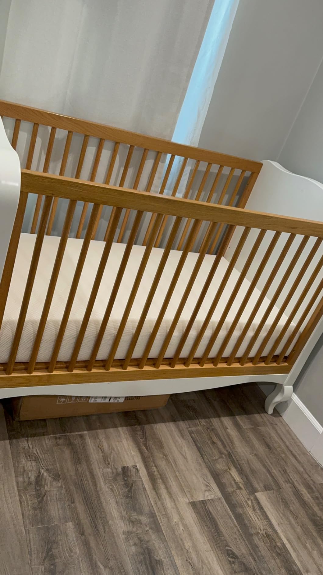 Naturepedic Organic Crib Mattress - 2-Stage Lightweight Infant & Toddler Mattress with Protector Pad - Waterproof, Breathable & Non-Toxic for Baby and Toddler Bed customer photo 2