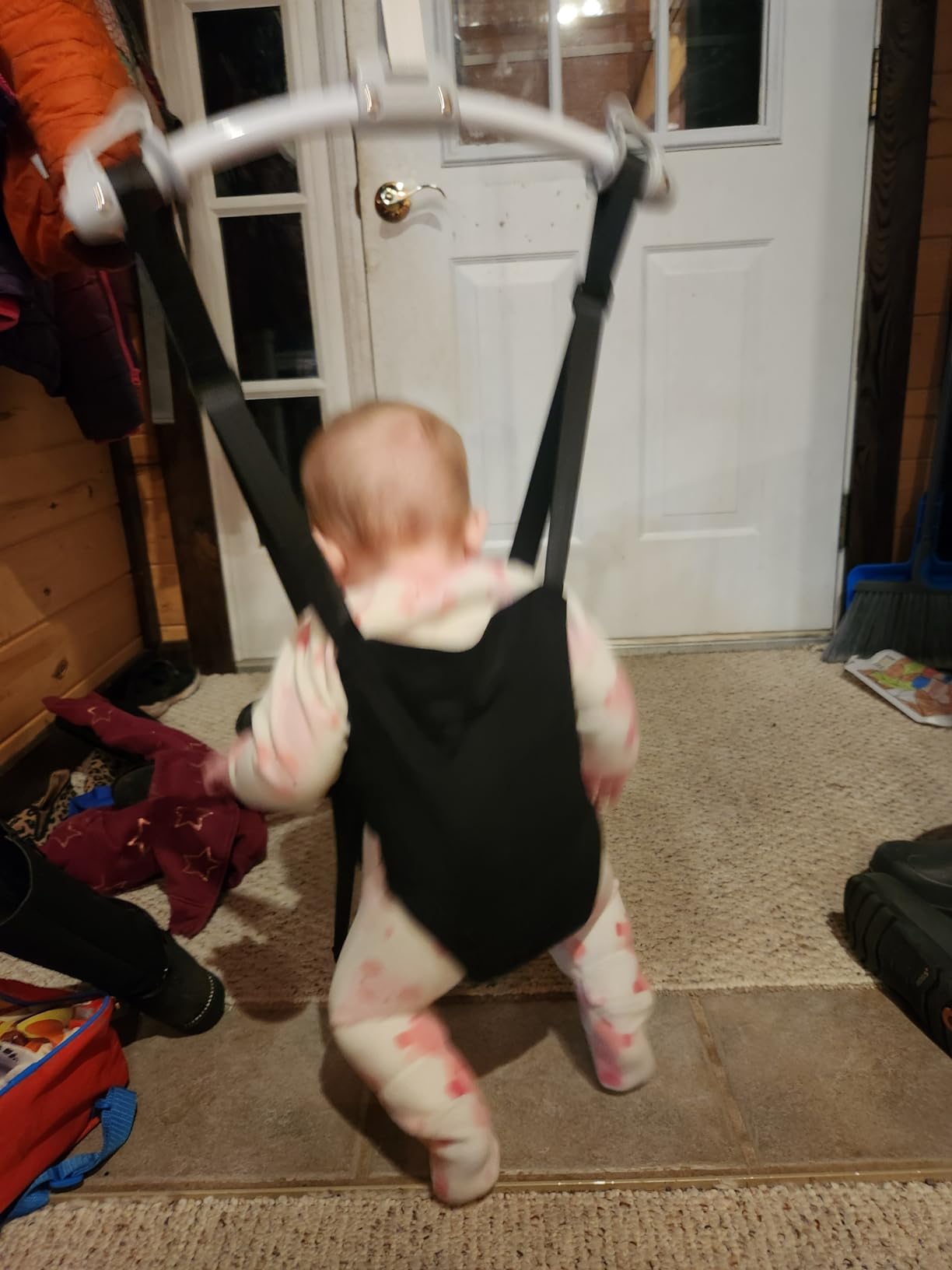 Baby Door Jumpers and Bouncers Exerciser Set with Door Clamp Adjustable Strap for Toddler Infant 6-24 Months CPC & CE Certified customer photo 1