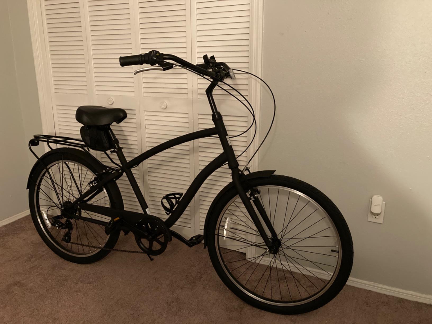 sixthreezero EVRYjourney Men's Steel Beach Cruiser Bike, Hybrid Bicycle with Rear Rack and Fenders, 26-Inch Wheels, Multiple Speed Options customer photo 1