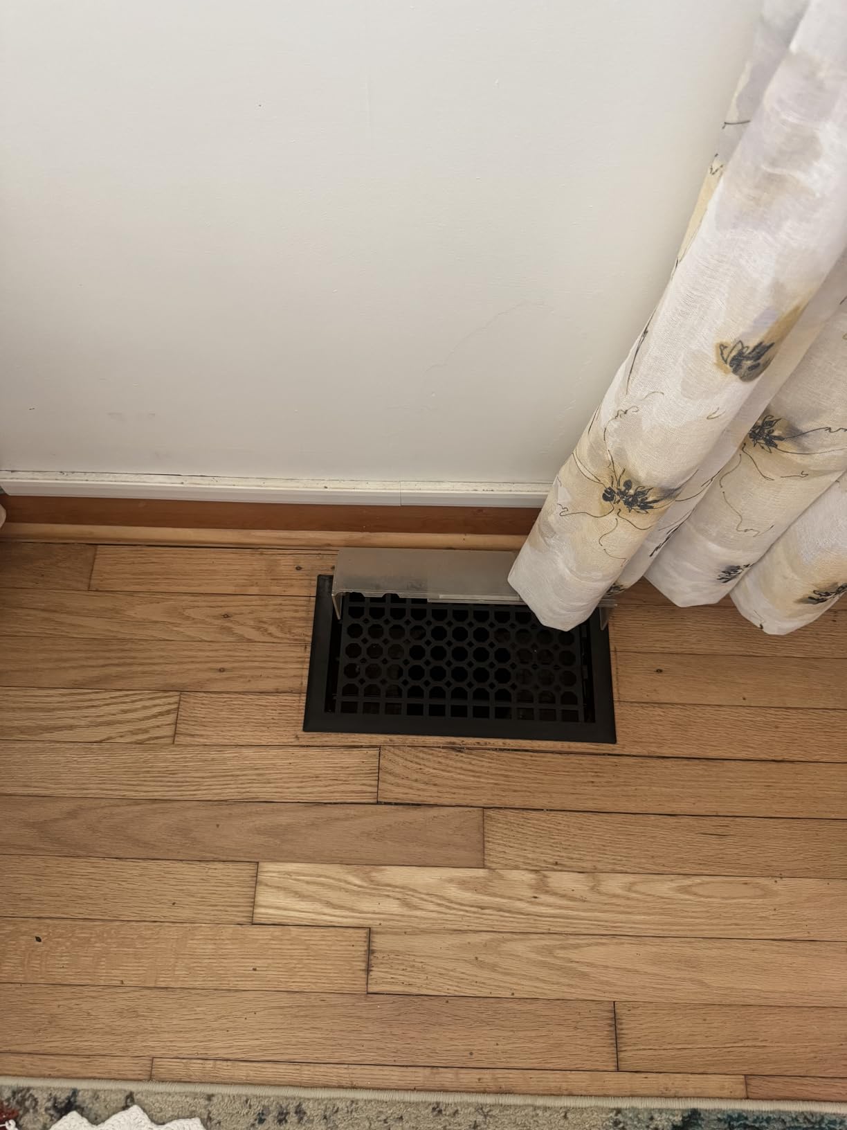 Empire Register Co, Steel Floor Register - 4x12 inch, Honeycomb Design, Textured Black Finish, Heavy Duty Walkable Steel Floor Vents, Metal Damper Attached customer photo 2