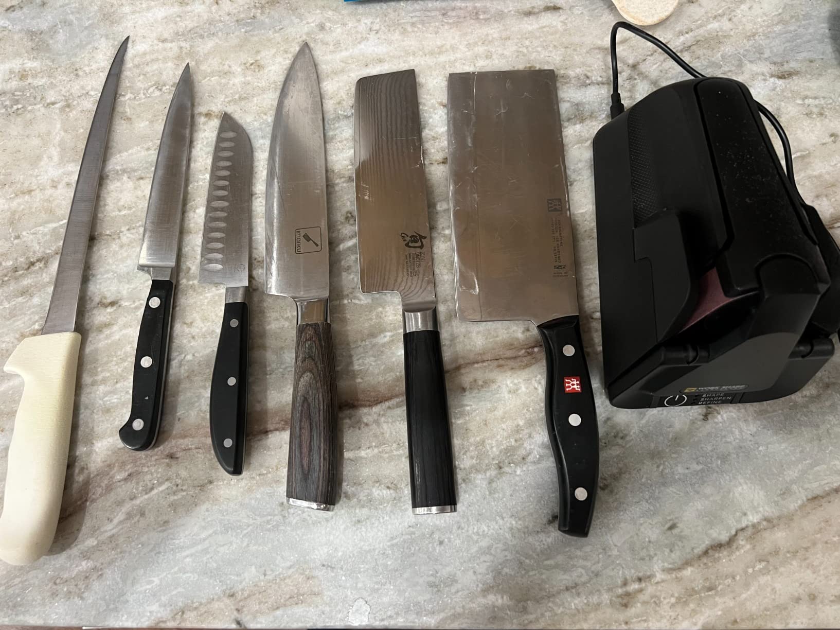 Work Sharp Professional Electric Culinary E5 Kitchen Knife Sharpener customer photo 2
