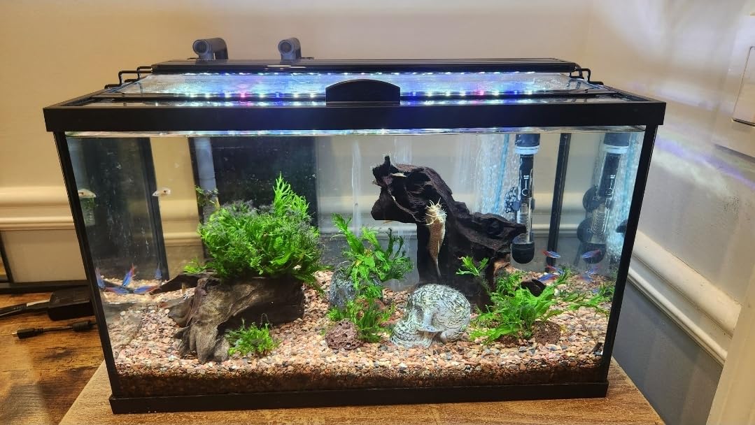 AQUANEAT LED Aquarium Light Full Spectrum 17 Inch Light Body with Extendable Brackets for 18 Inch to 24 Inch Fish Tank Light Fresh Water customer photo 1