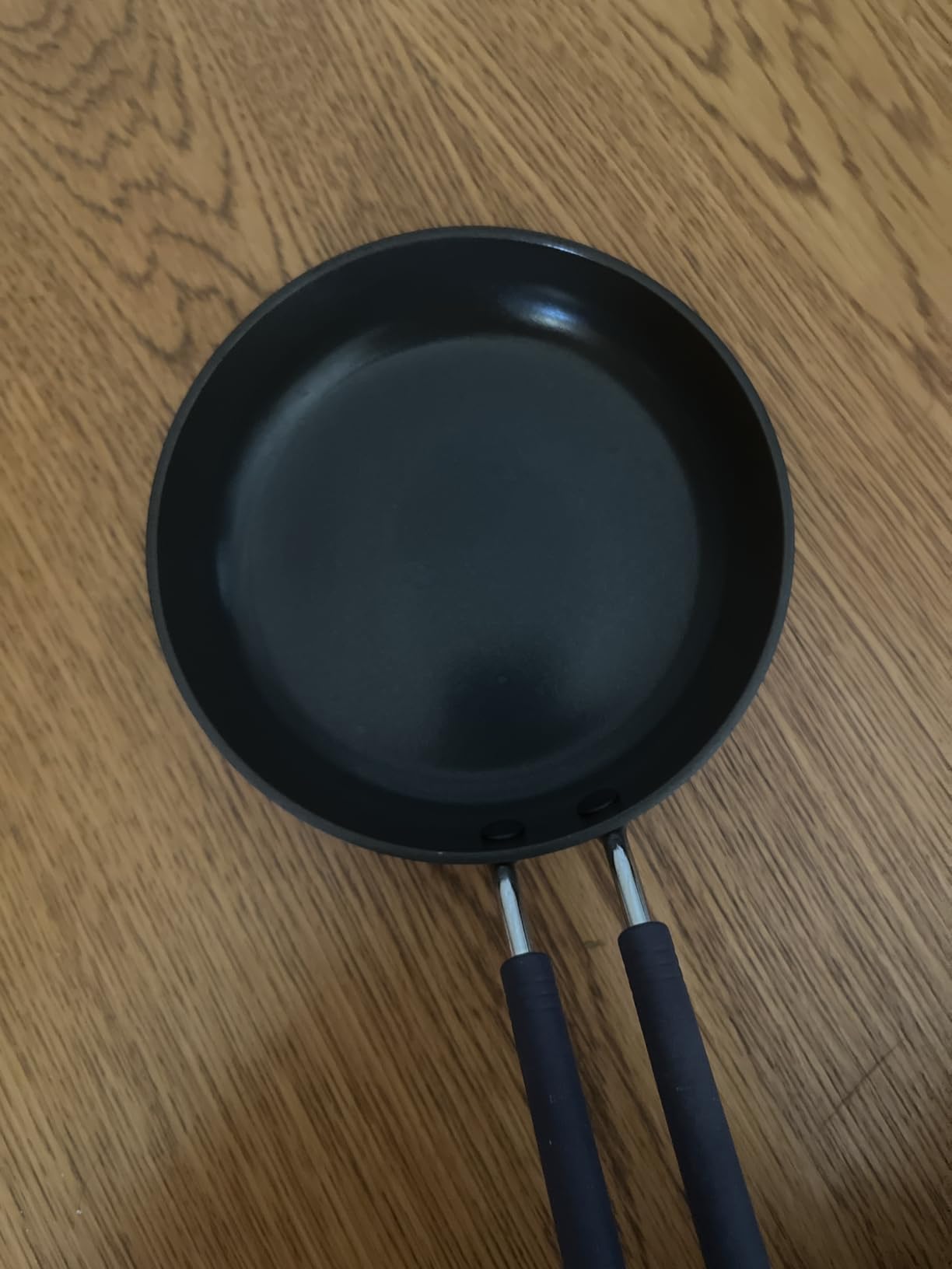 Blue Diamond Diamond Infused Ceramic Nonstick Mini Egg Pan, Blue | PFAS-Free Ceramic Nonstick, Dishwasher & Oven Safe, Stay Cool Silicone Handle, Durable Metal Utensil Safe customer photo 2