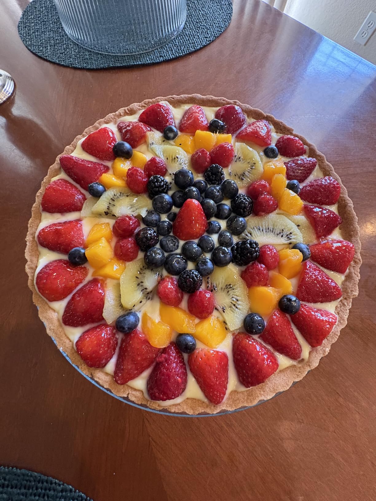 RICHSC-PAN Tart Pan, 9 Inch Tart Pans, Non-Stick Removable Loose Bottom. Carbon Steel 9In Tart Pan customer photo 1