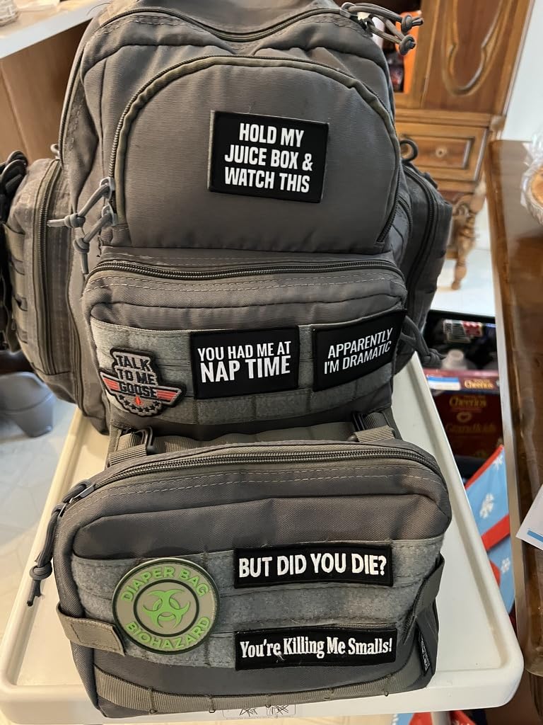 Diaper Bag Backpack for Dad, DBTAC Large Baby Nappy Bag for Men w/Changing Mat, Insulated+Wipe Pockets, Stroller Straps, Grey customer photo 1
