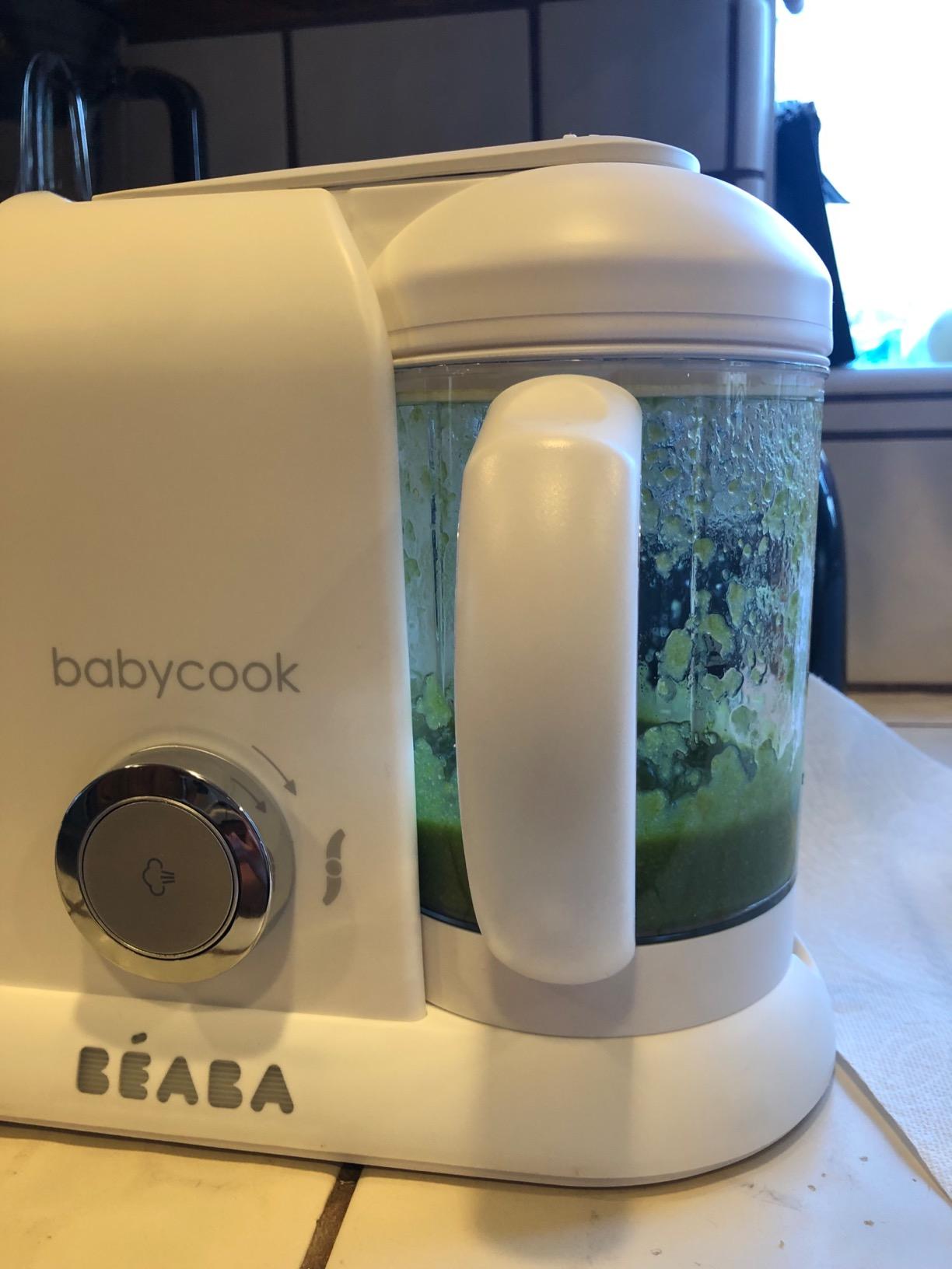 BEABA Babycook Solo 4 in 1 Baby Food Maker, Puree Steamer and Blender for Purees, Grinder with Auto Steam Cooking, Large Capacity 4.5 Cups 27 Servings in 20 Mins, Charcoal customer photo 1