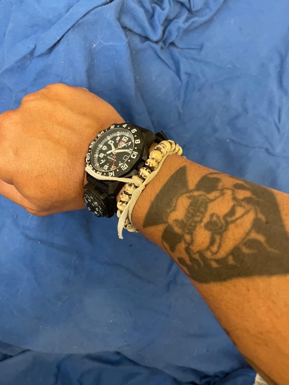 Luminox F-117 Nighthawk - Mens Watch 44mm - Pilot Watch Date Function Second Time Zone - 200m Water Resistant - Sapphire Glass - Made in Switzerland customer photo 2