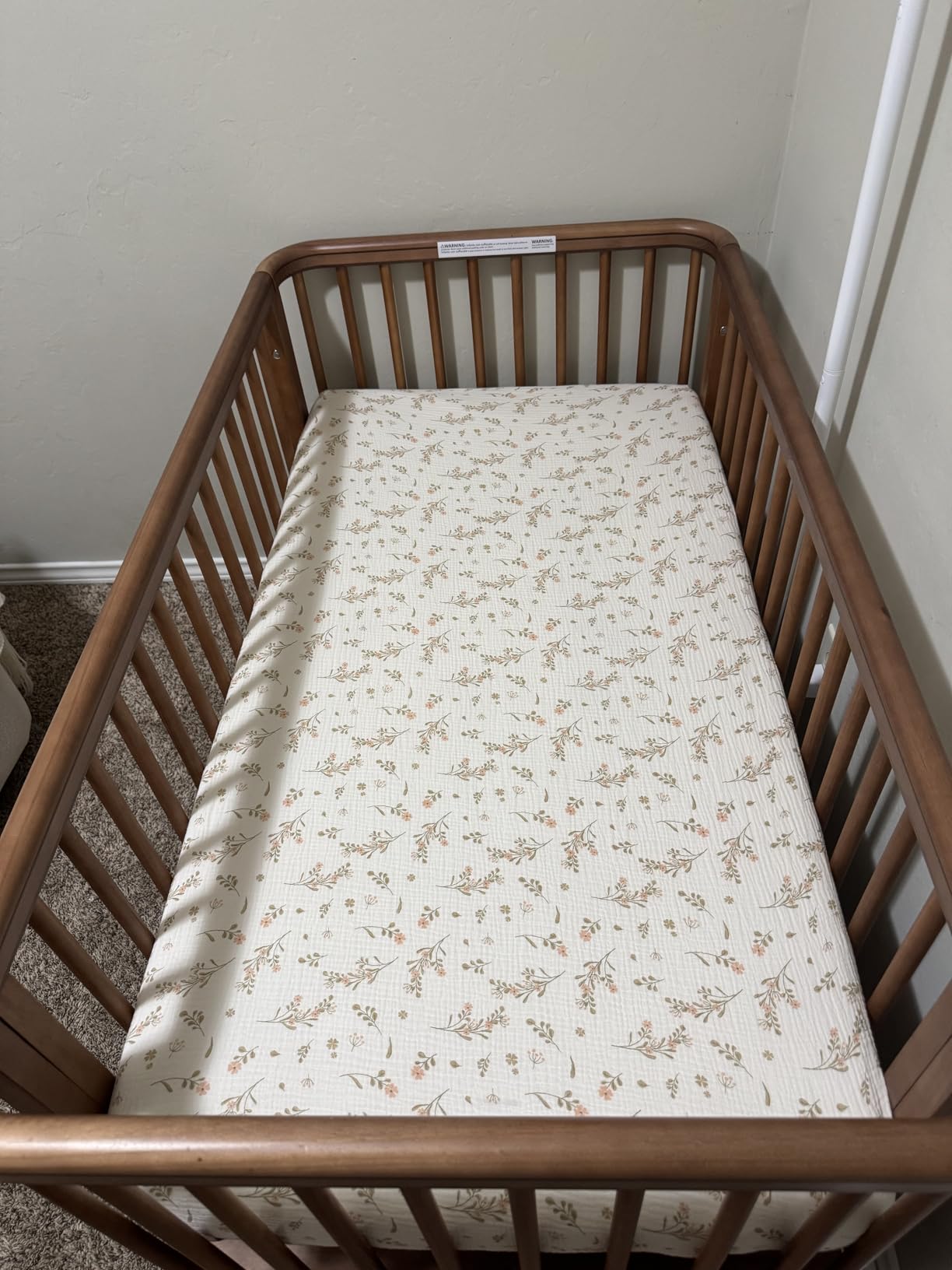 HALO DreamWeave Crib & Toddler Mattress - 100% Breathable Mattress and Core, Dual Sided 2-Stage Design, Machine Washable Cover, Hypoallergenic, Open Strand Polymer Core, Greenguard Cert. customer photo 1