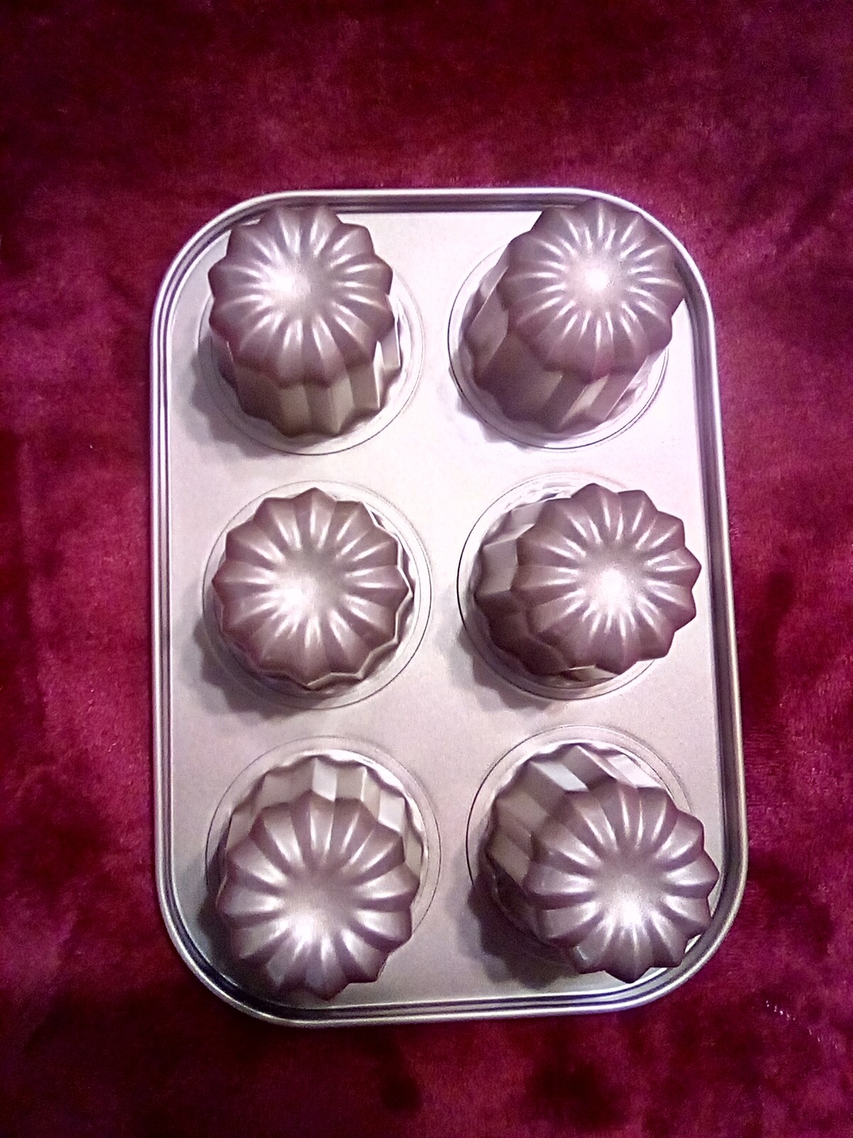 6-Cavity Canelé Pan Nonstick, Carbon Steel Canele Mold for French Pastry Baking customer photo 2
