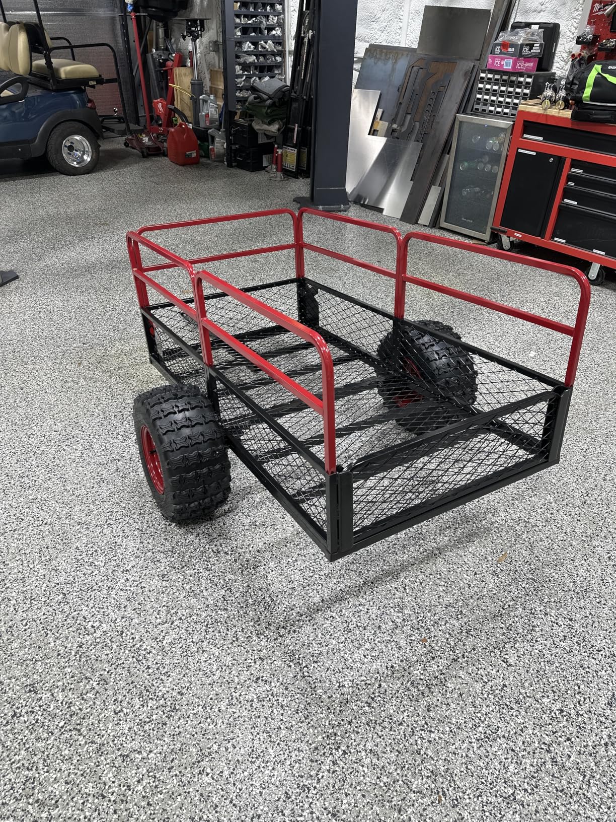 TX162 HC1500 Heavy Duty ATV / UTV Trailer - for Off-Road Use - 1,500 lb. Capacity customer photo 1