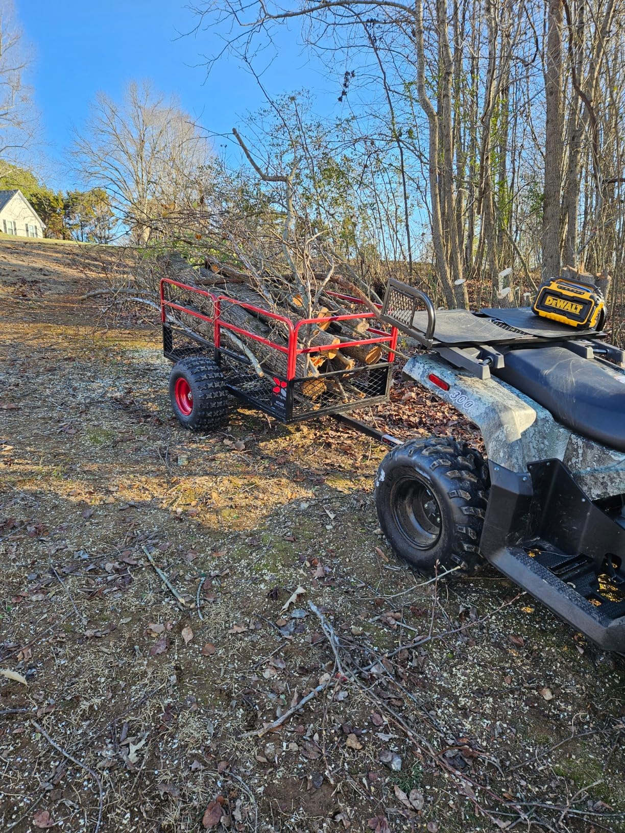 TX162 HC1500 Heavy Duty ATV / UTV Trailer - for Off-Road Use - 1,500 lb. Capacity customer photo 2