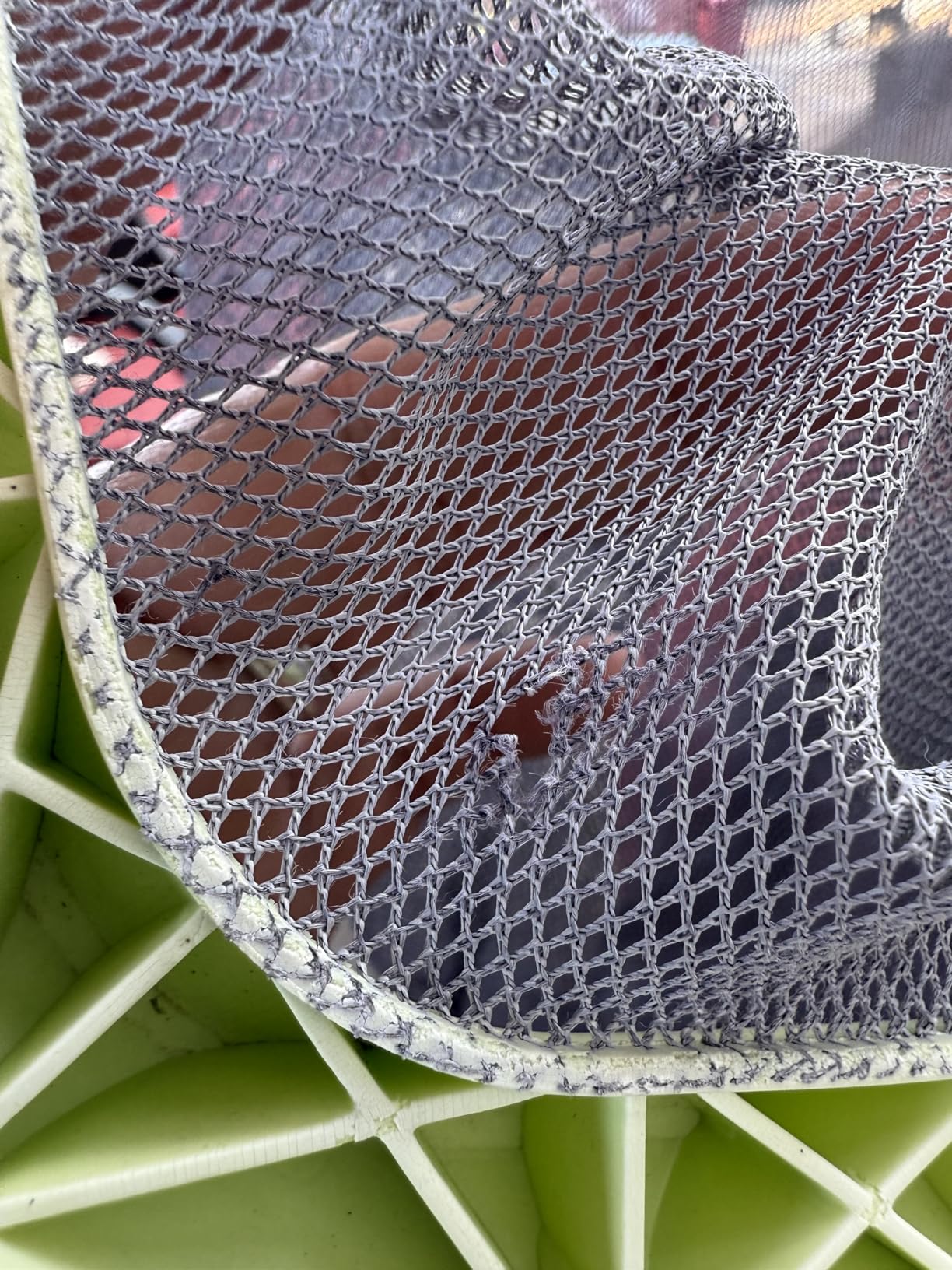 Swimming Pool Leaf Skimmer Net, Reinforced Frame Deep Rake Net customer photo 2