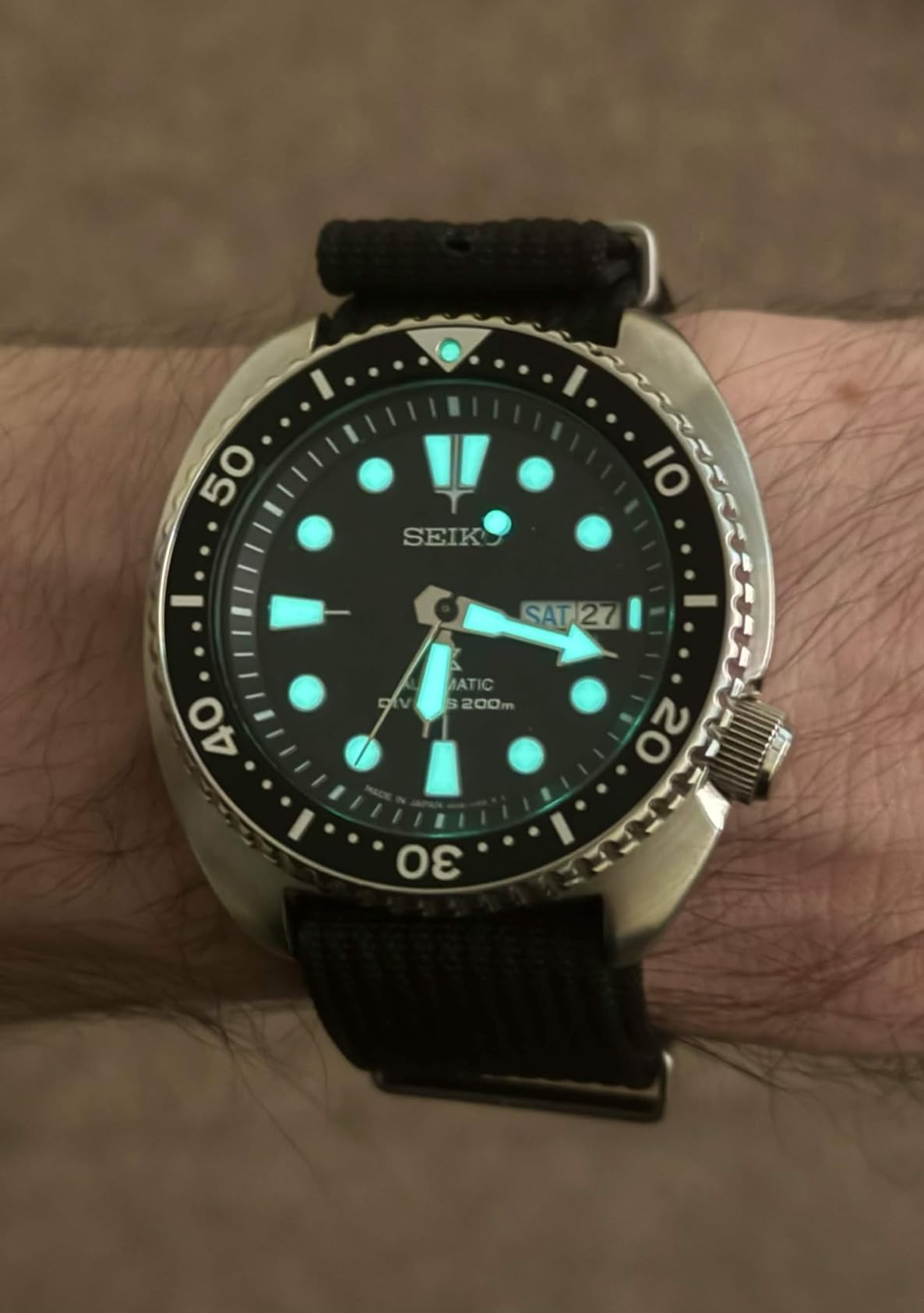SEIKO Automatic Watch for Men - Prospex Automatic Diver - Rotating Bezel, 200m Water-Resistant customer photo 2