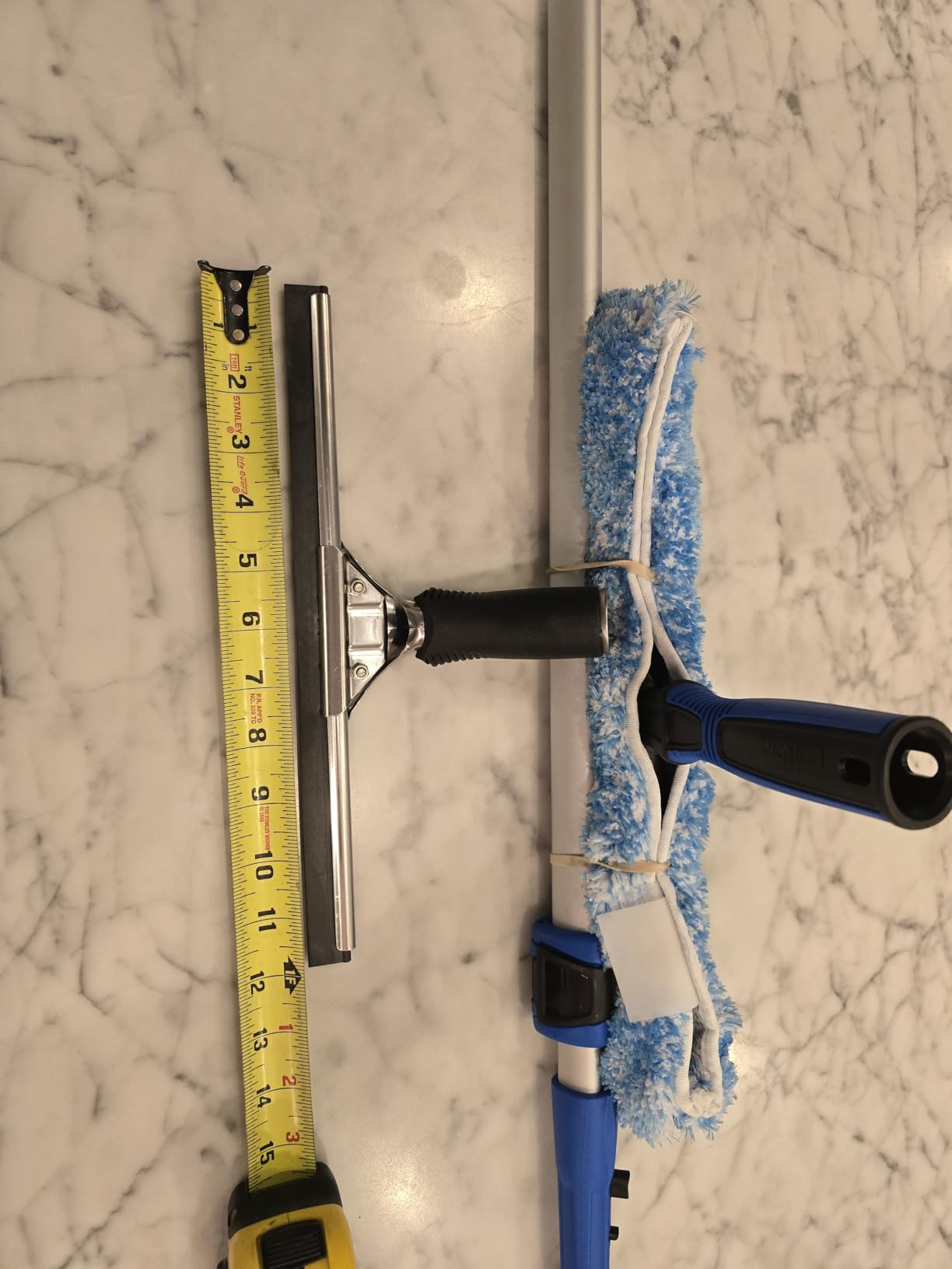 Unger Professional 2-in-1 Squeegee and Scrubber, 14