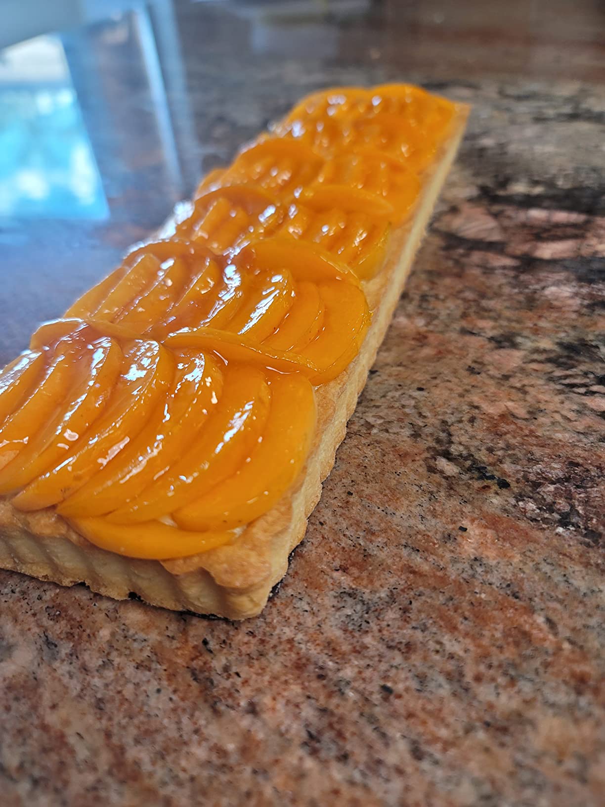 Rectangular Tart Pan 14 Inch Nonstick Quiche Pie Pan with Removable Bottom for Pies, Quiche, Cheese Cakes customer photo 2