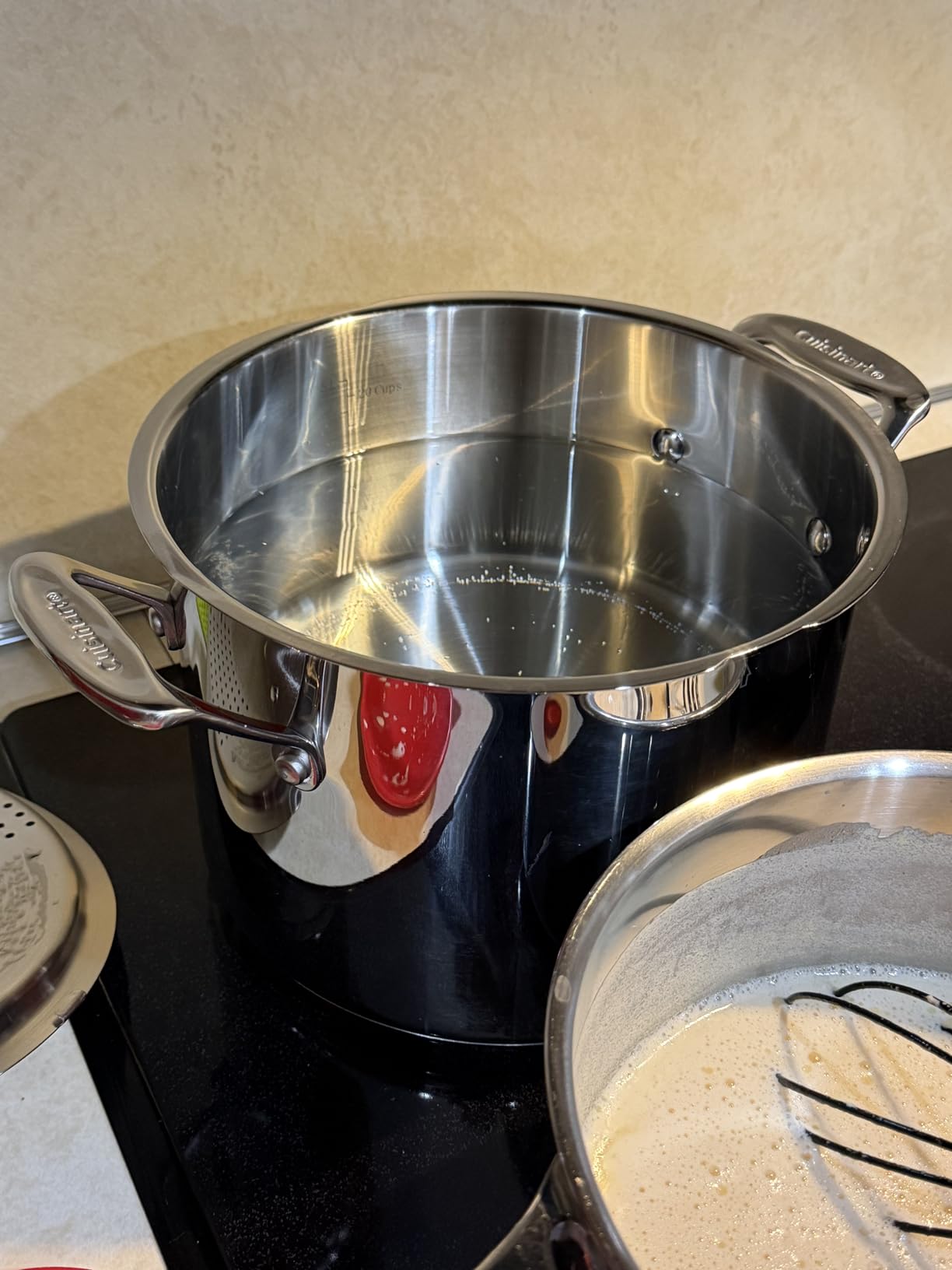 Cuisinart 766S-22 6 Qt. Stainless Steel Pasta Pot w/Straining Cover Chef's-Classic-Stainless-Cookware-Collection, 6-Quart customer photo 2