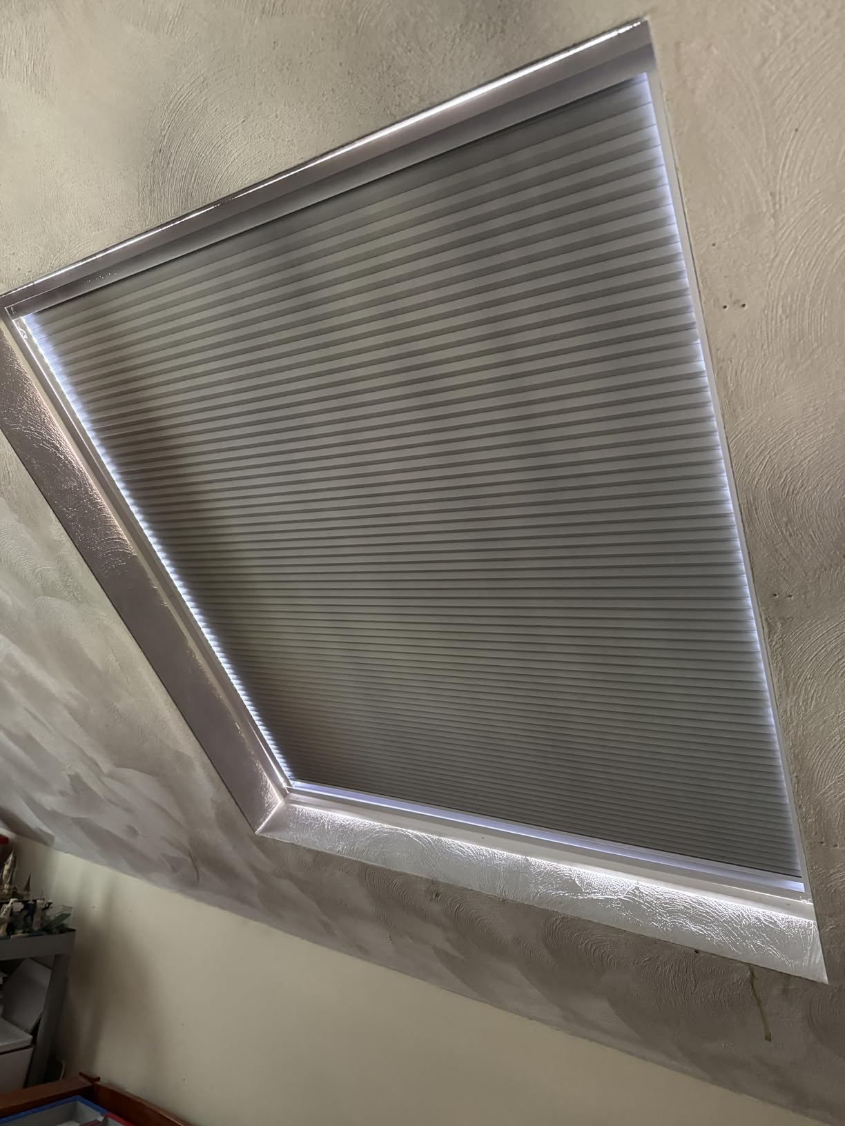 Tipiace Custom Blackout Honeycomb Skylight Window Shade (Dark Grey 93021F) | Thermal insulation for extreme temperature control, UV blocking, energy saving, privacy and light control for home use customer photo 1