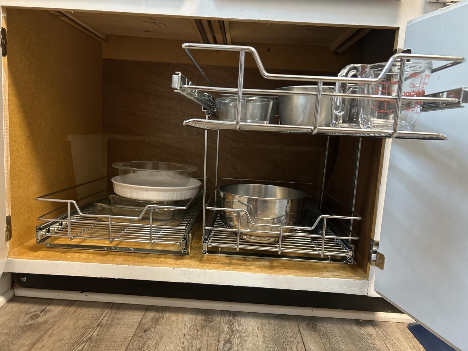 2 Tier Pull Out Cabinet Organizer 15