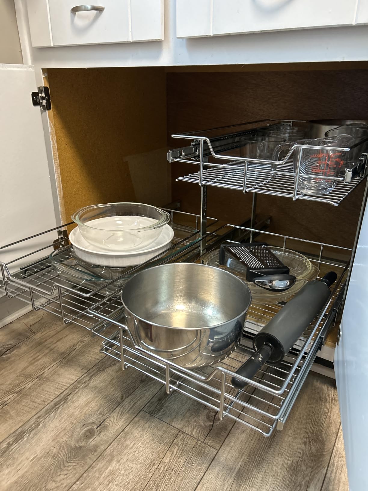 2 Tier Pull Out Cabinet Organizer 15
