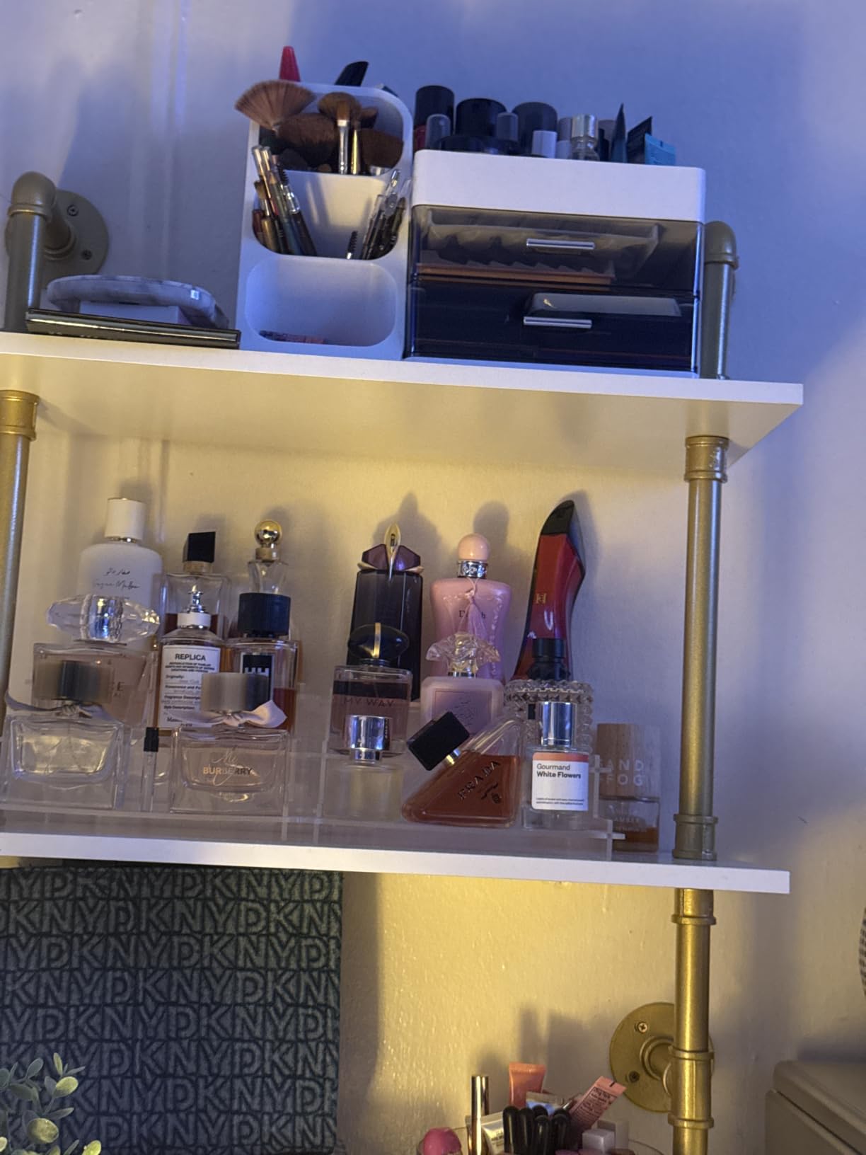 Industrial Pipe Shelving, 6-Tier Pipe Shelves Ladder Shelf, Modern Bookcase Wall Mount Bookshelf with Metal Frame, Book Shelves Wall Decor Wood Shelves for Home, Living Room, Office(23.6x9.8x78.8) customer photo 1