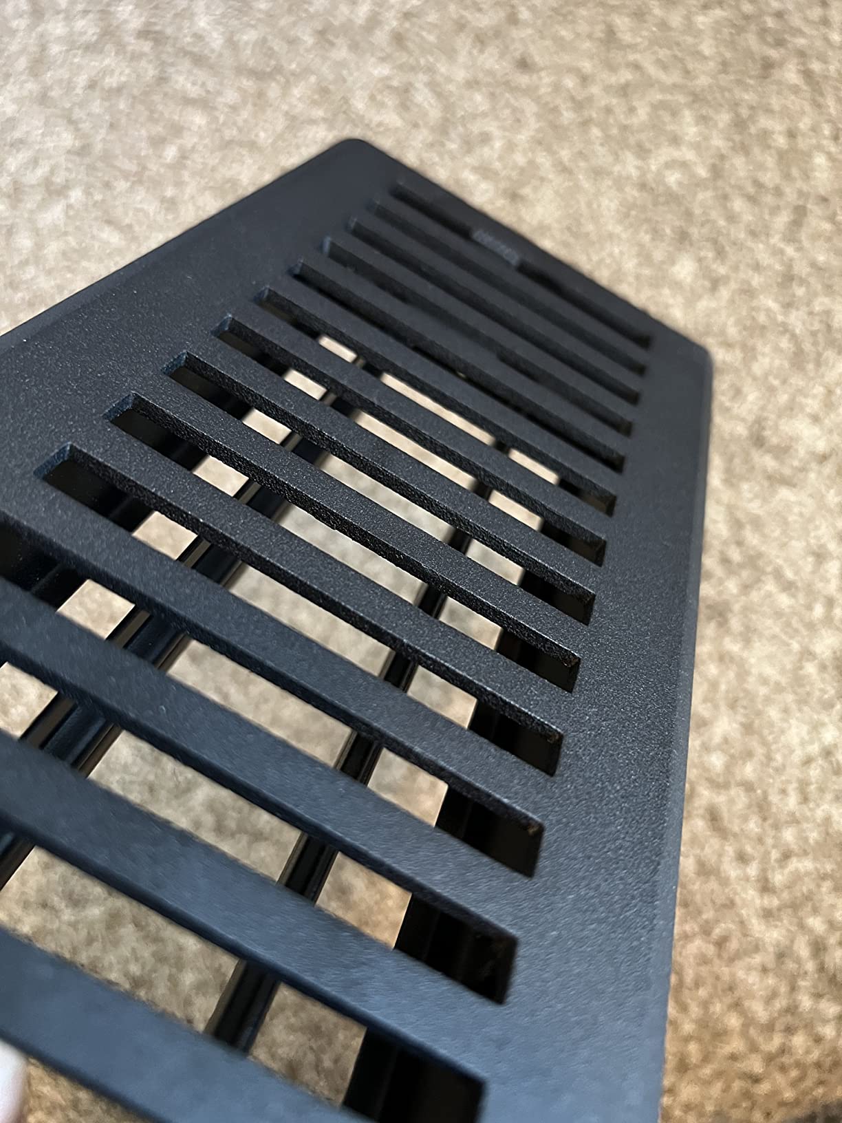 Imperial RG3477 Cast Iron Montezuma Decorative Floor Register, 4 x 10-Inch, Matte Black customer photo 1