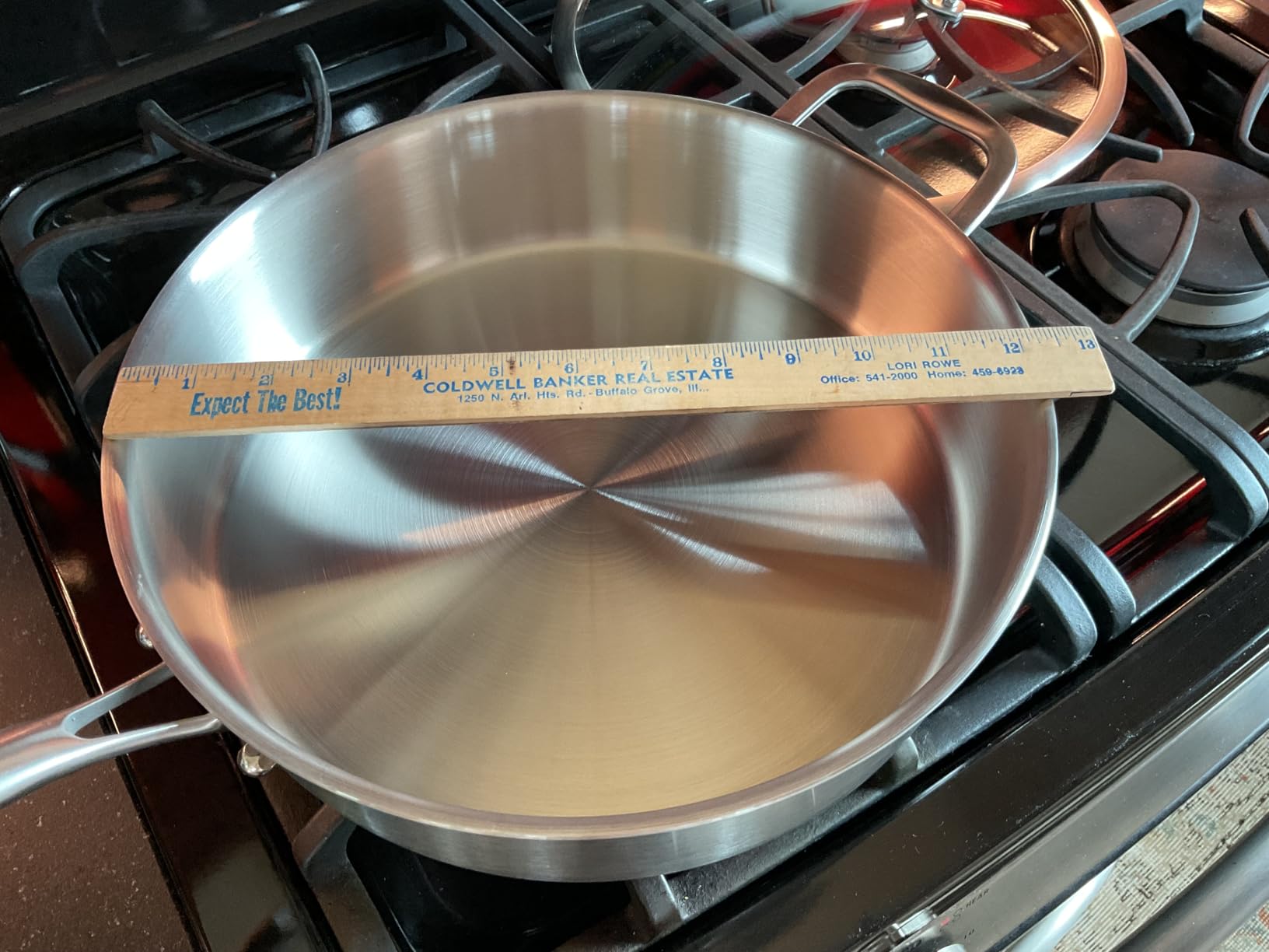 LOLYKITCH 6-Quart Large Frying Pan with Lid | 12 Inch | Detachable Handle | Tri-Ply Stainless Steel | Hybrid Nonstick Ceramic Coated | Deep Skillet | Saute Pan for Family Meals | Induction Oven-Safe customer photo 1