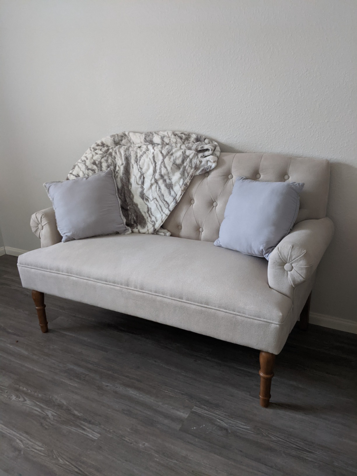 Rosevera Drennan Loveseat Sofa for Living Room, Couch in a Box, Sofa para Sala, Love Seats Furniture, Long Couches, Settee, Textile Gray customer photo 2