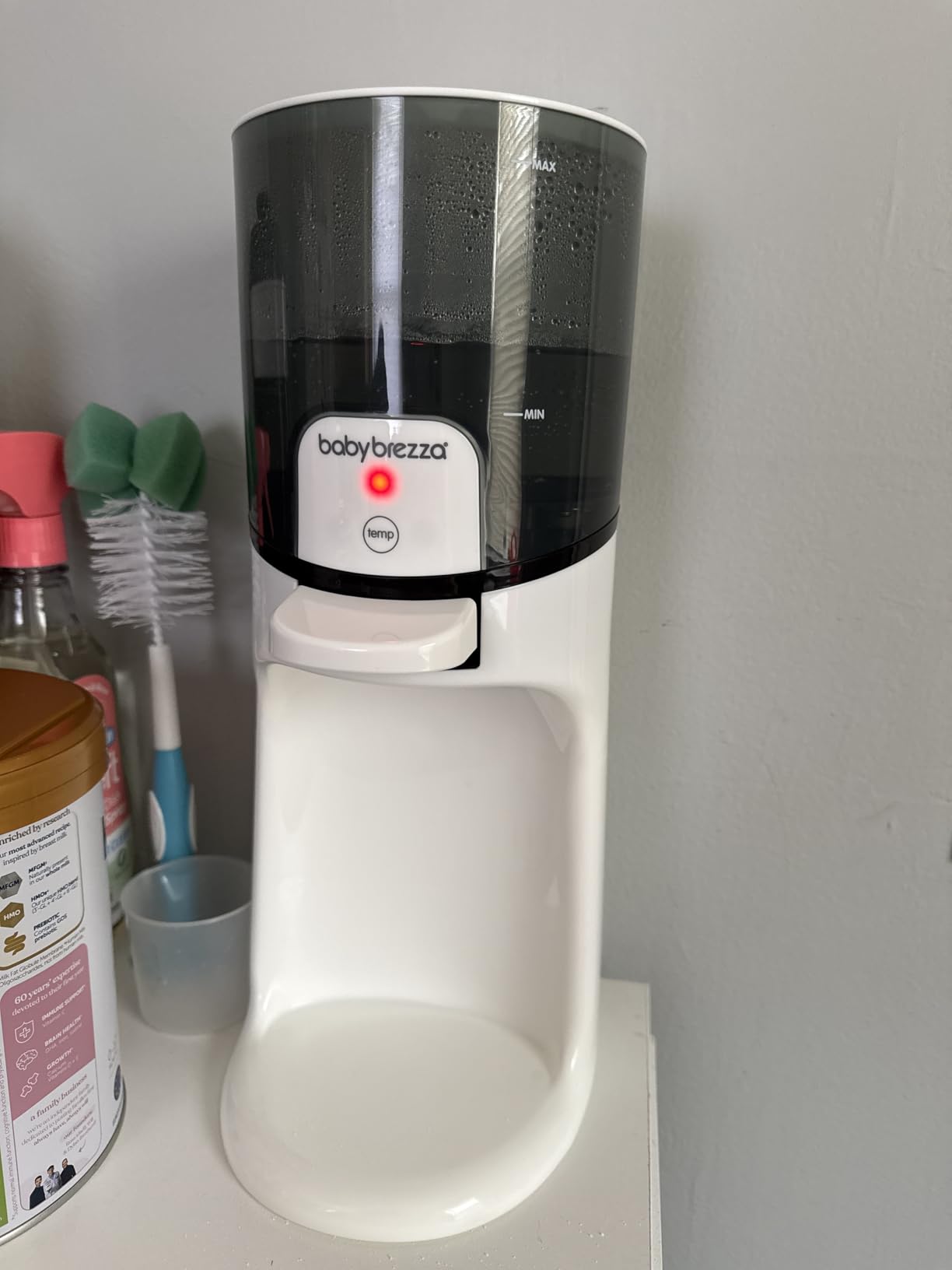 Baby Brezza Instant Baby Bottle Maker with 3 Temperature Settings for Formula Warming, 50oz Tank Capacity, 24/7 Warm Water Dispenser, Electric Kettle Alternative customer photo 2