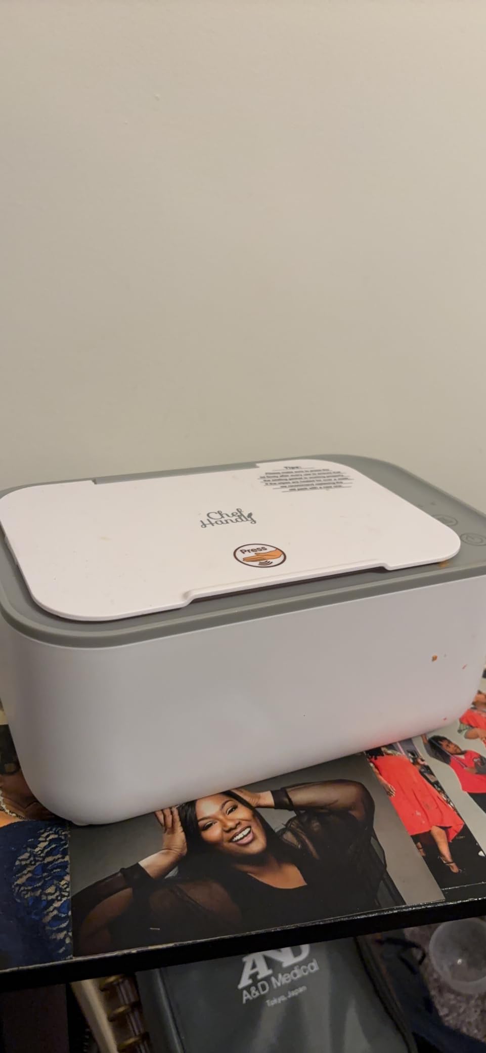 Chefhandy Baby Wipe Warmer, 3-Level Temperature Control, Silent & Even Heating, Large Capacity Wipes Dispenser for Babies & Adults, White customer photo 2