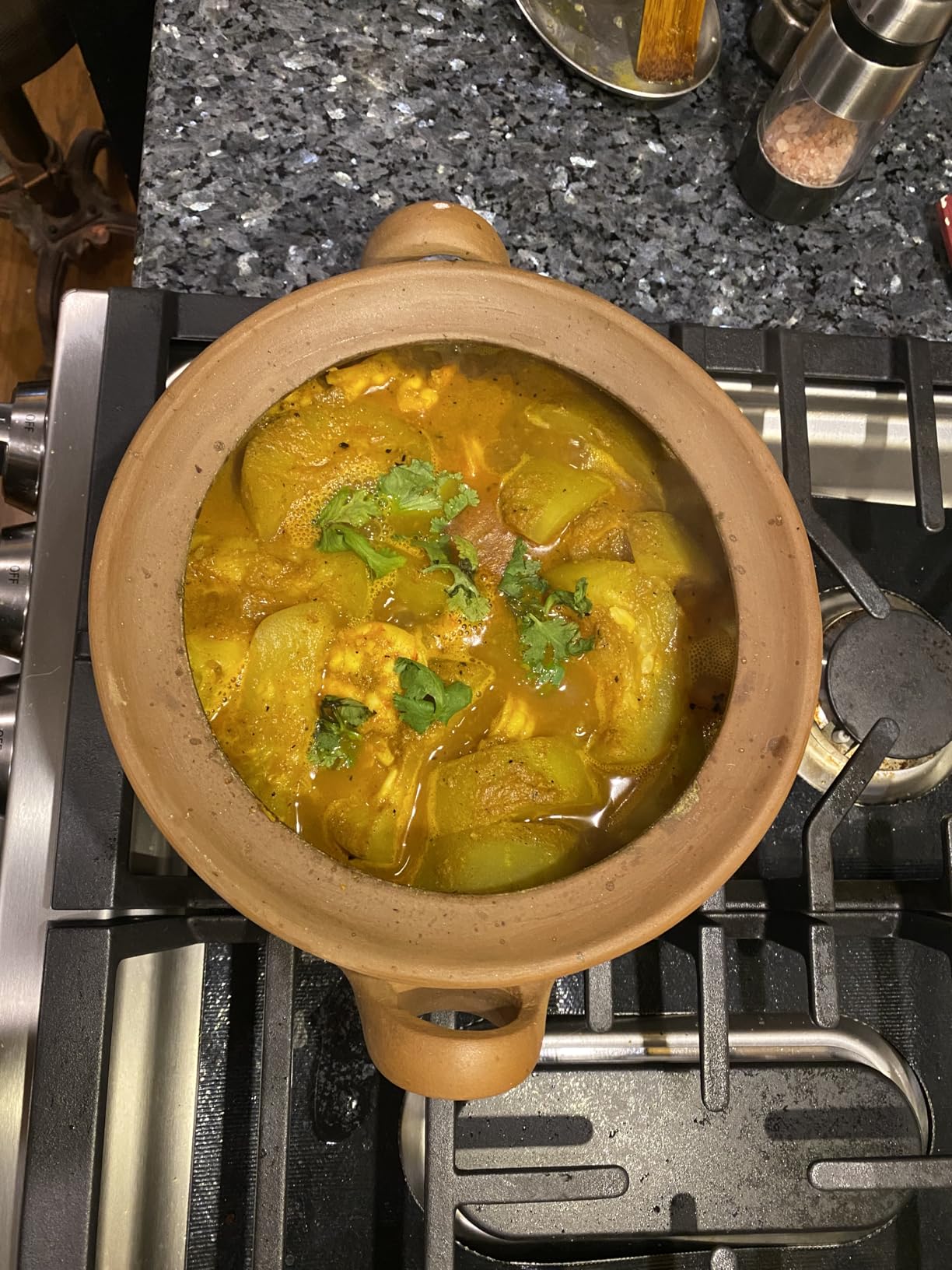 Swadeshi Blessings HandMade Unglazed Clay Pot for Cooking with Lid, 3Liters | Chemical-Free, Multi-Use Clay Cookware, Earthen Kadai, Mud Handi, Mitti Ke Bartan customer photo 2
