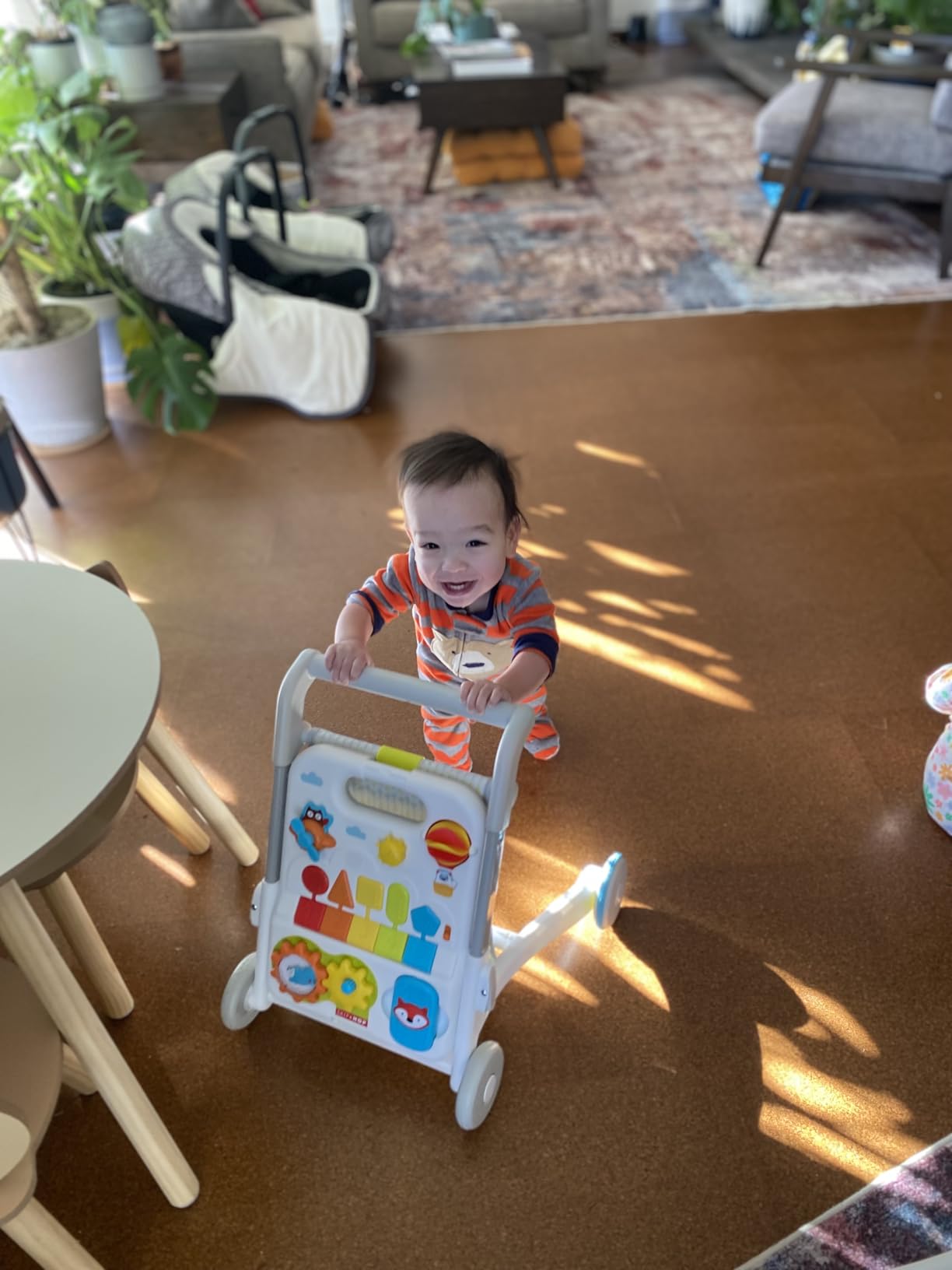 Skip Hop Baby Walker 4-in-1 Sit to Stand Convertible Light Up Walker with 40+ Activities Explore & More Age 6m+ customer photo 1